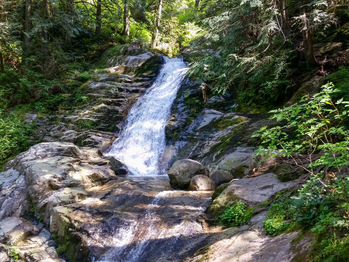 Crystal Falls waterfalls near Vancouver British Columbia