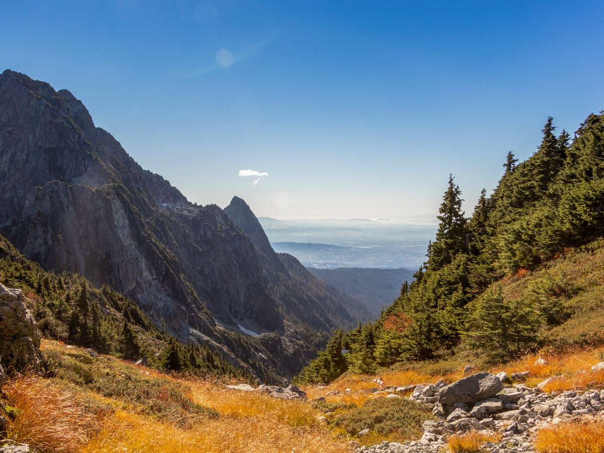 Hiking around Golden Ears near Vancouver British Columbia