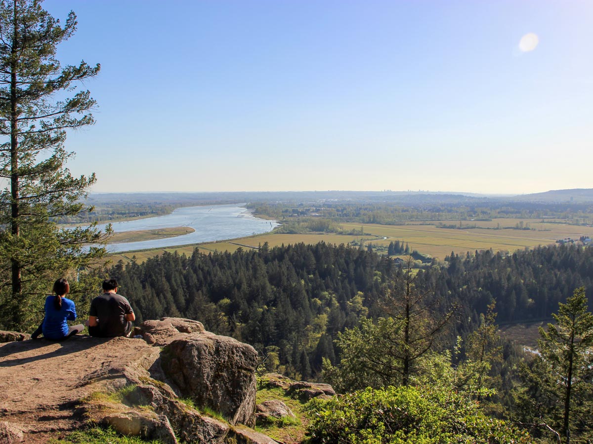 The High Knoll Lookout in mountains near Vancouver