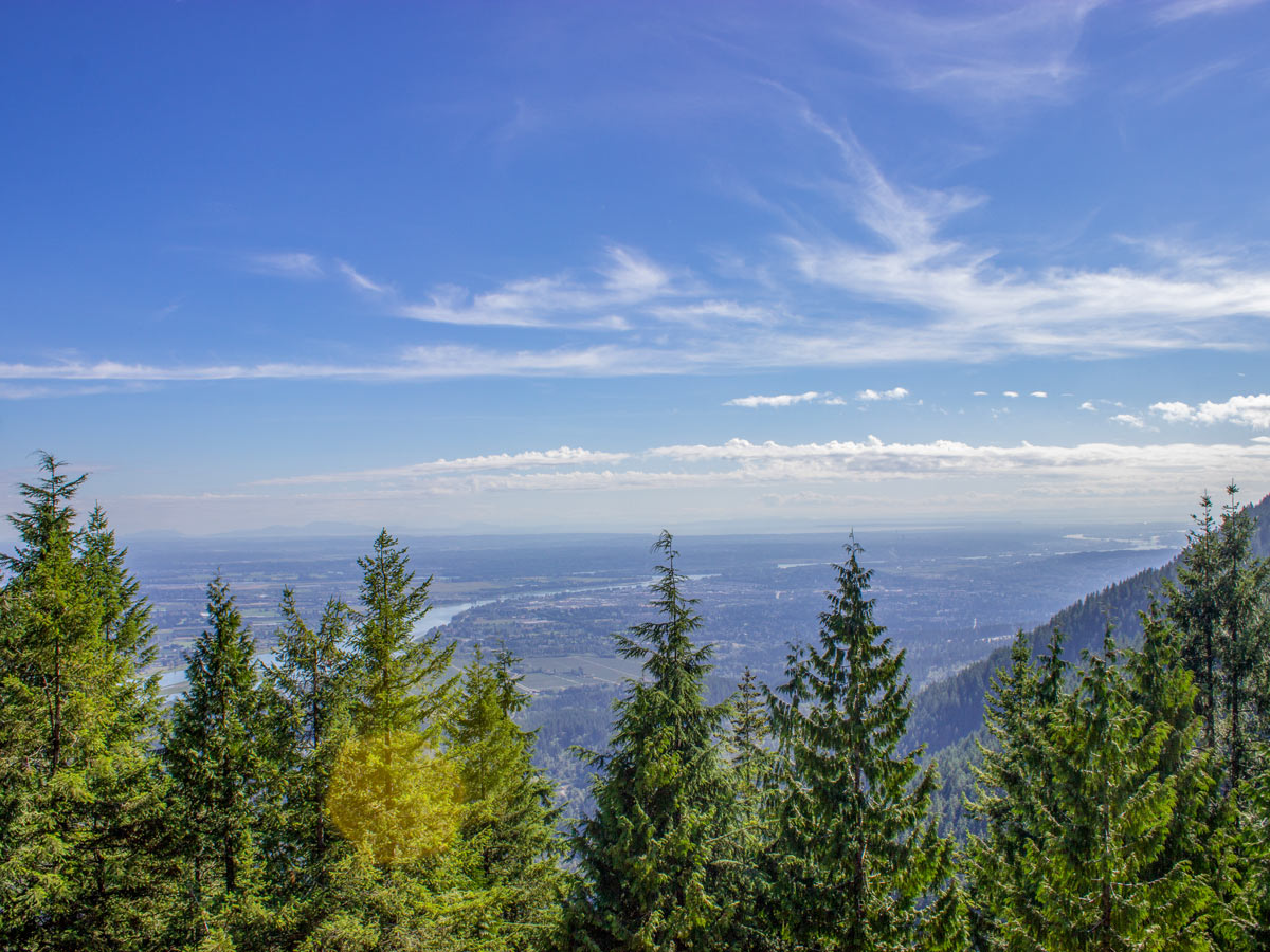 Lookout during the hike up near Vancouver