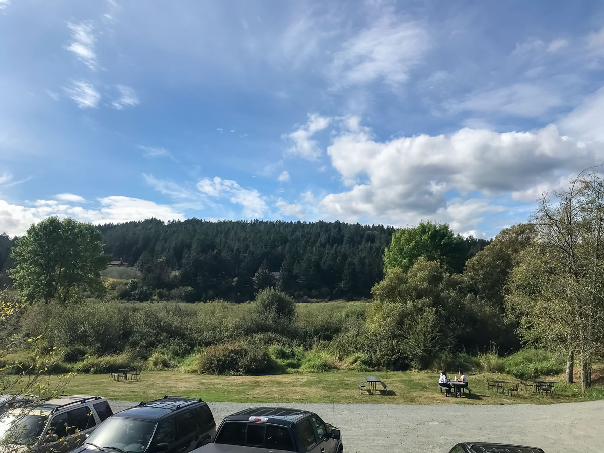 Colquitz River Trail road biking route near Victoria