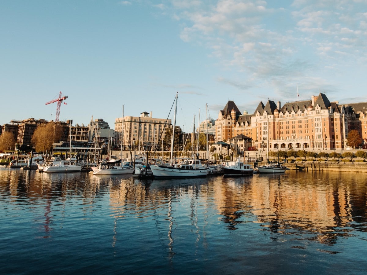 Marina at Victoria British Columbia Canada