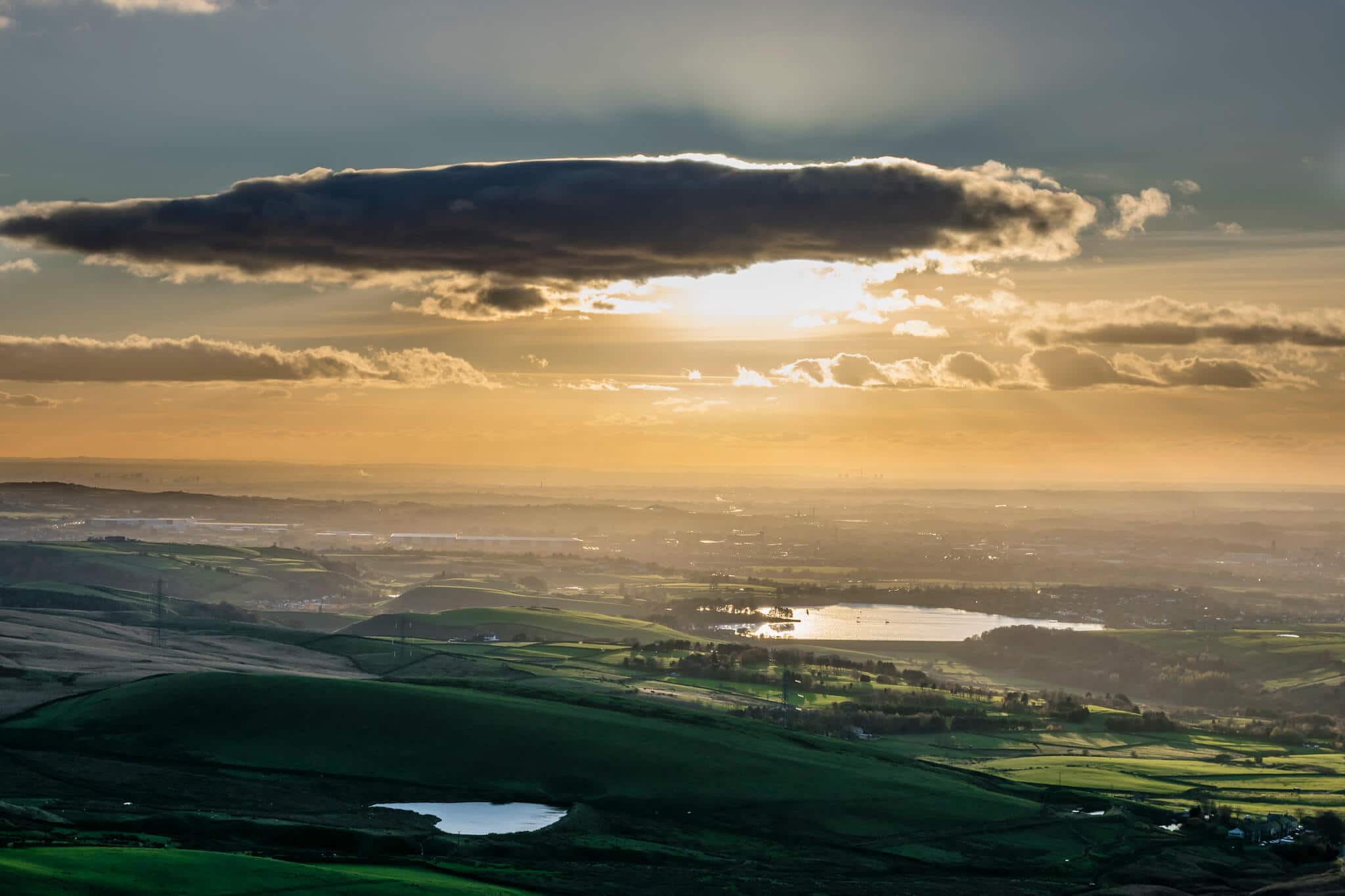 View over Hollingworth Lake