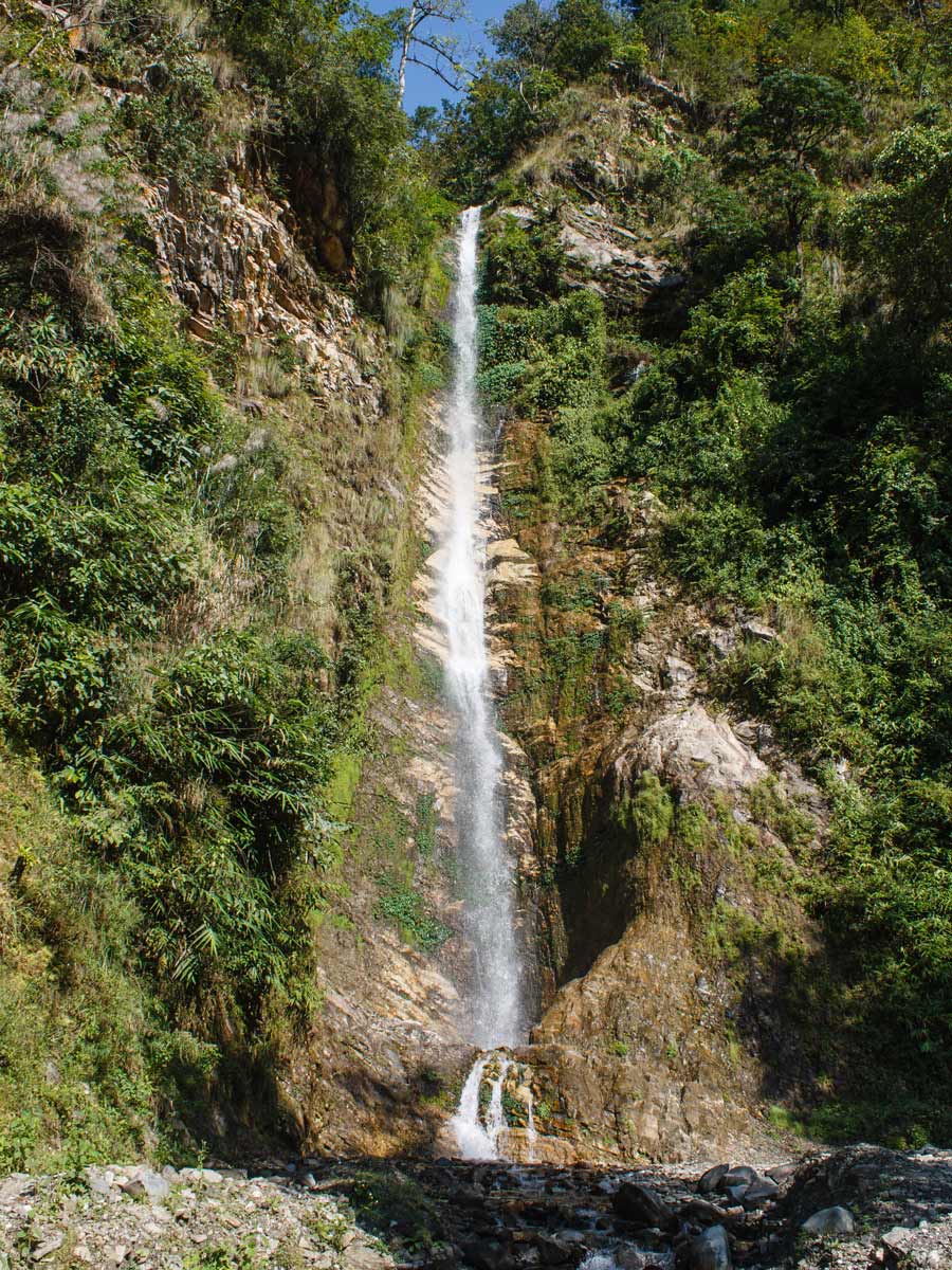 Waterfall along the Poon Hill route