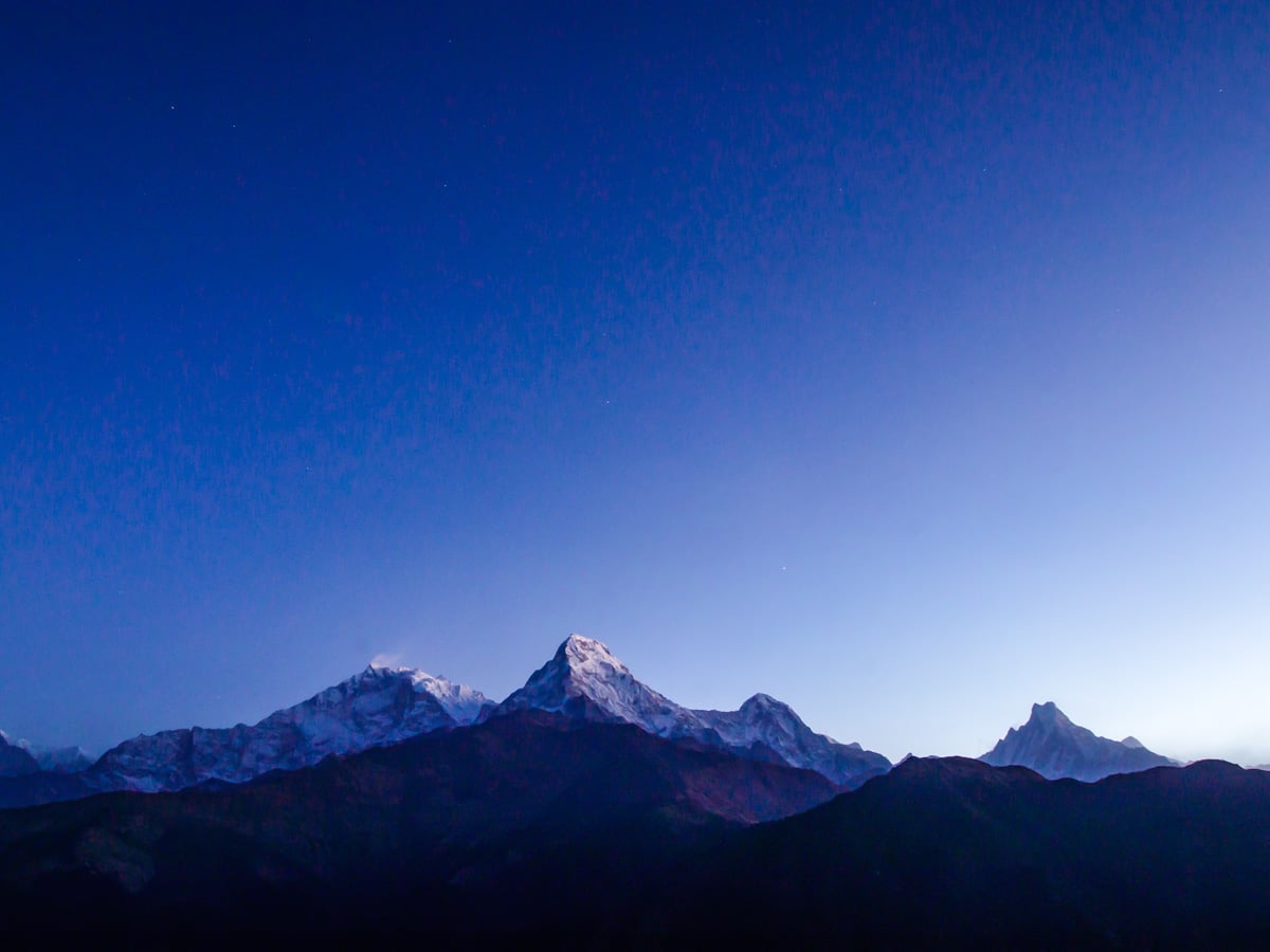 Himalaya Mountains in Nepal (Poon Hill Trek)