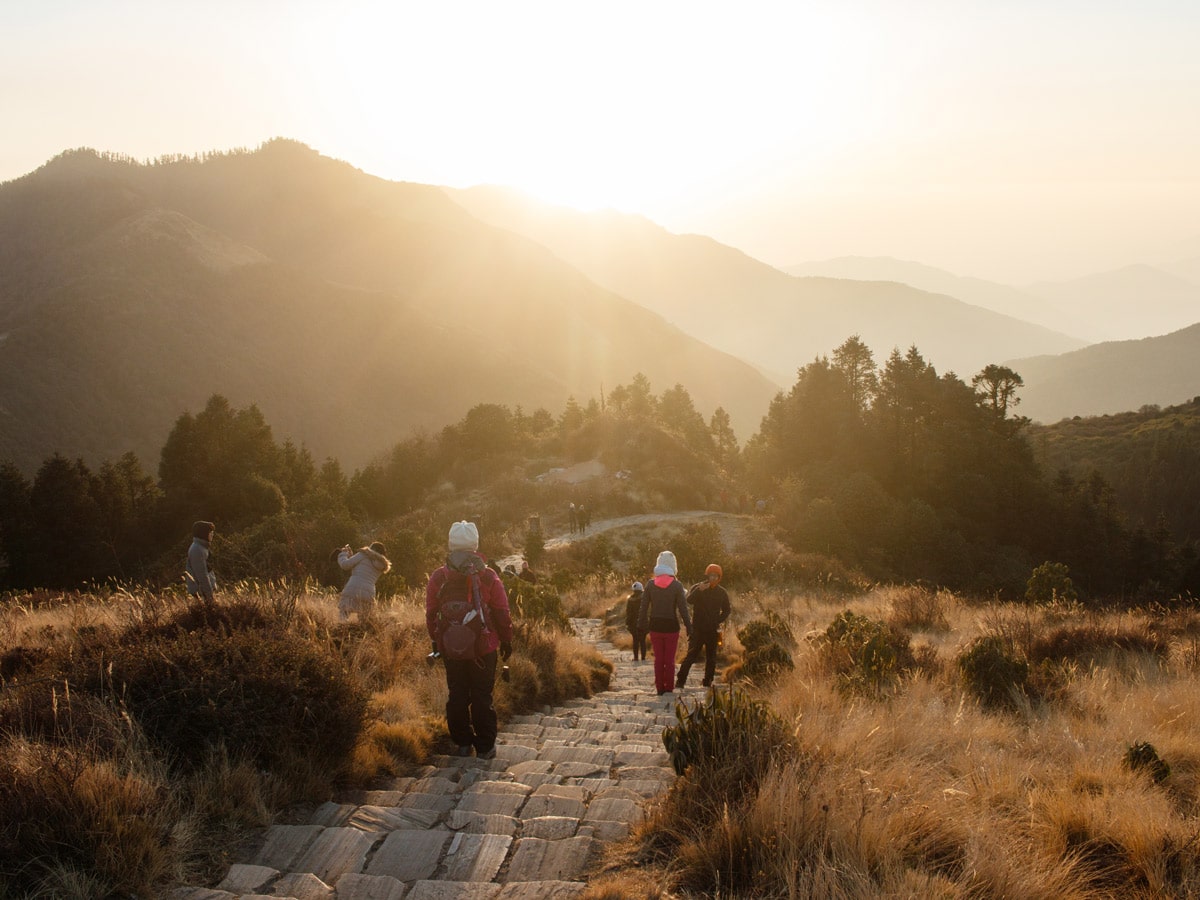 Hikers in Nepal