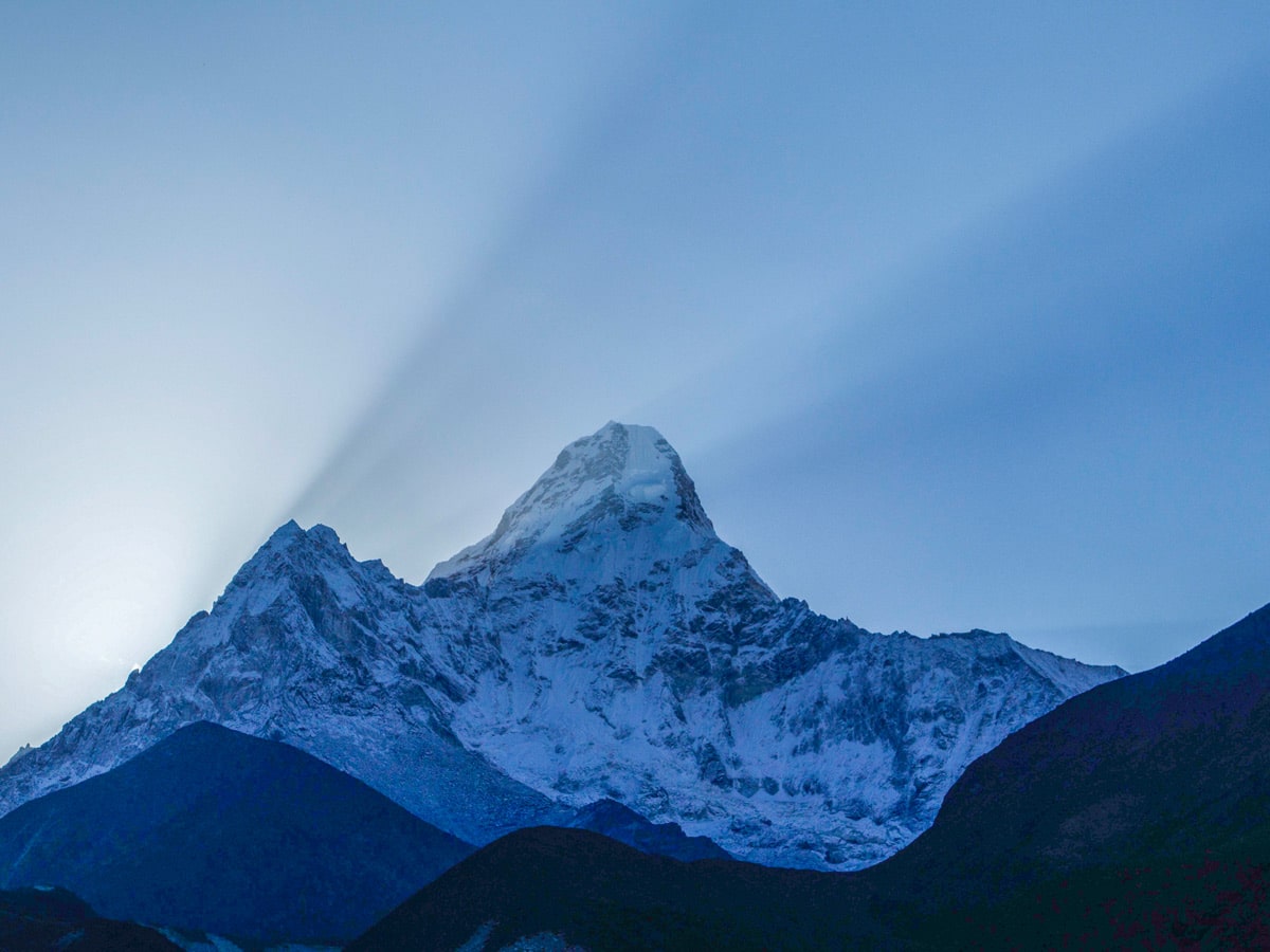 Amazing Himalayan mountains in Nepal