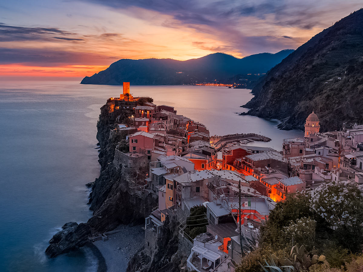 Cinque terre Italian coast medditerranean travel touring