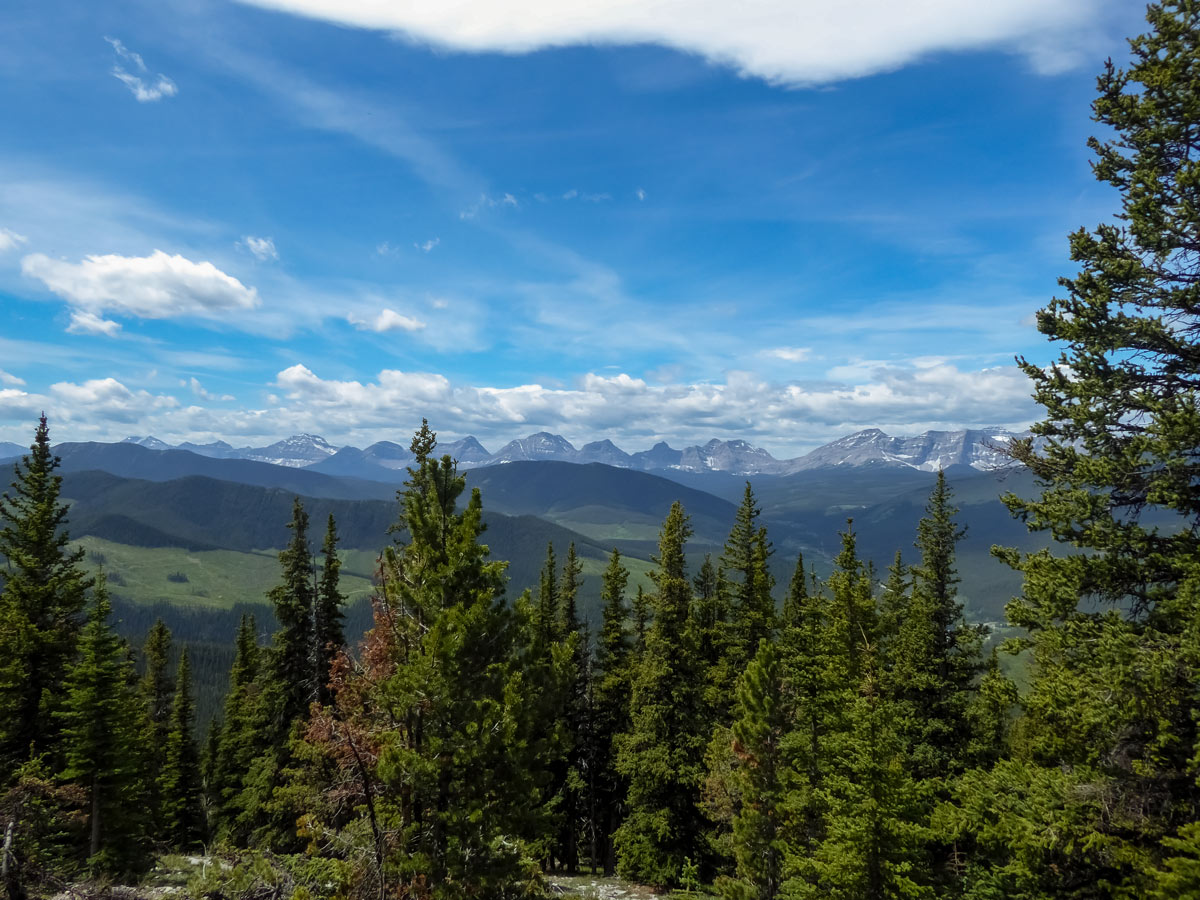 Mt Burke hiking in Kananaskis Alberta