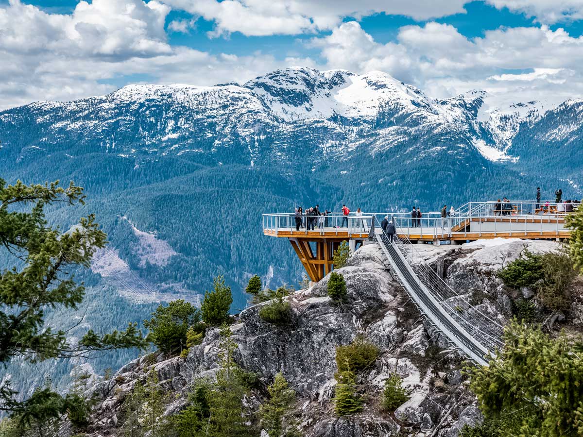 Sea to Sky Gondola viewing deck