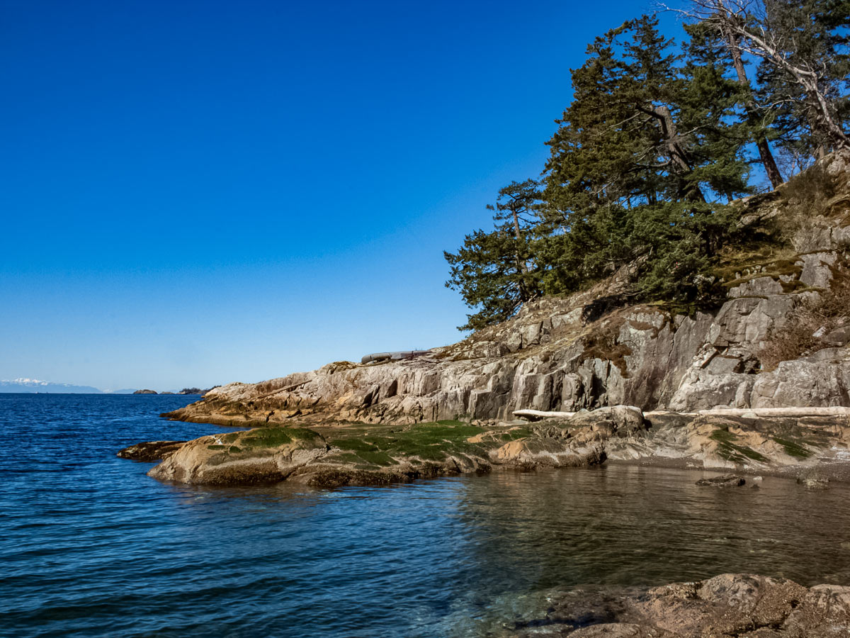 Bowen Island off pacific coast of vancouver