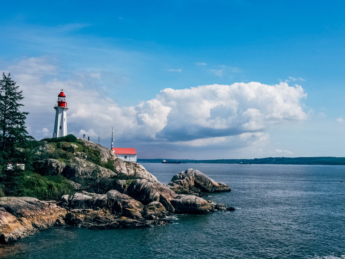 Lighthouse Park on the Pacific coast Vancouver