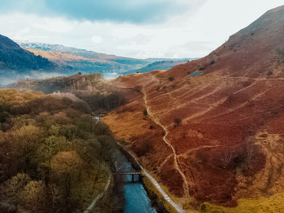 Lake District camping autumn in the Lake District