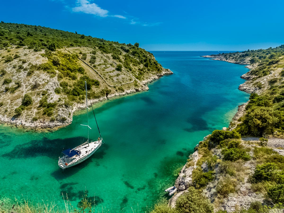 Croatia beautiful clear waters