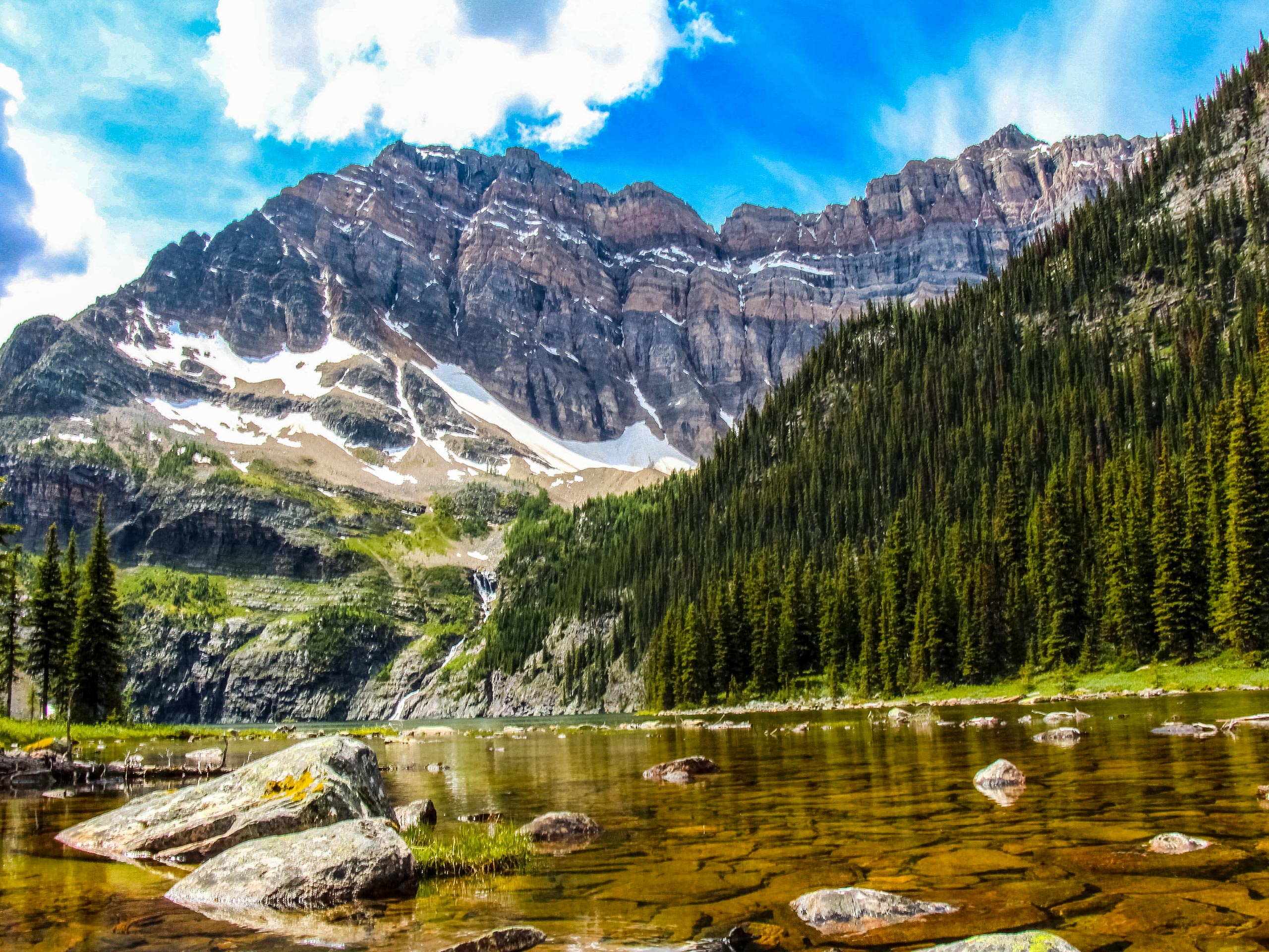 Upper Twin Lake Rocky Mountains Banff National Park