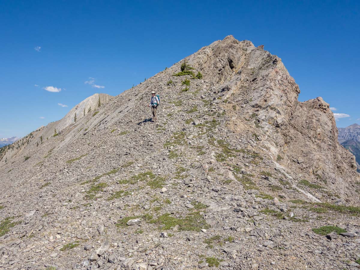 Coral Ridge Scramble near Lake Abraham Nordegg