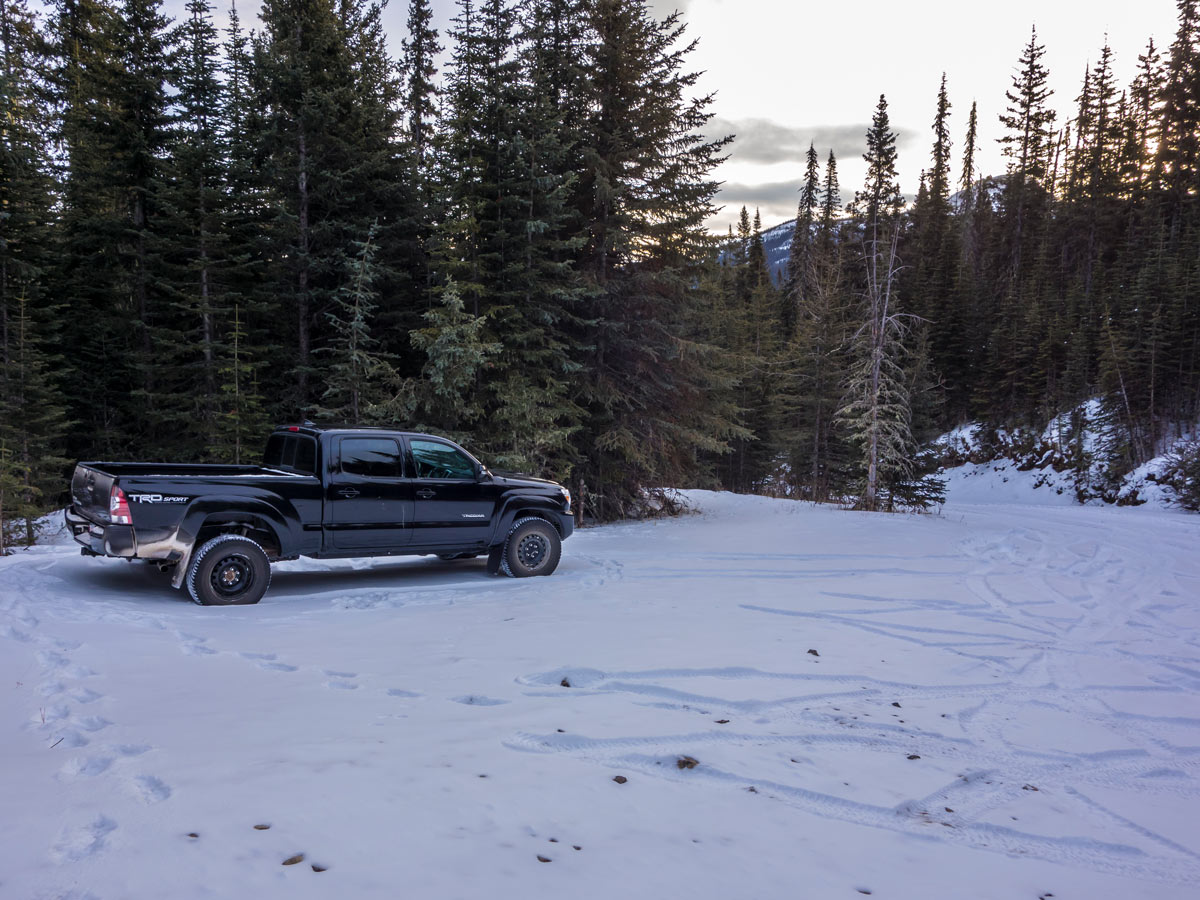 Parking of Baldy Fire Lookout