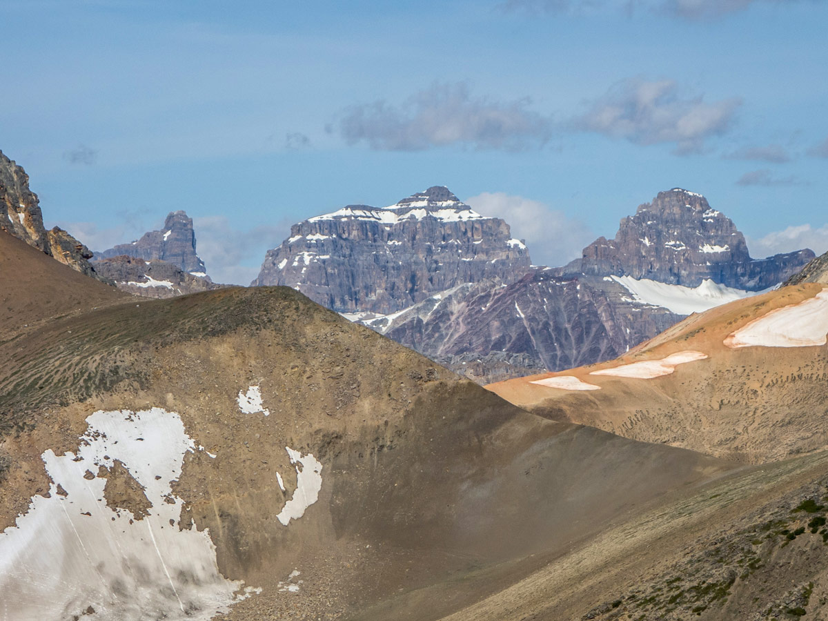 Whitegoat peaks as seen from Two O Clock Ridge Troll Dasent and Gruff