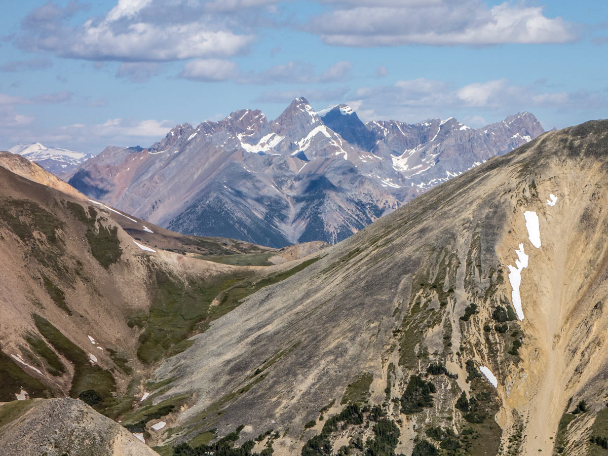 Hangman and Bright Star Peak as seen from Two OClock Ridge February