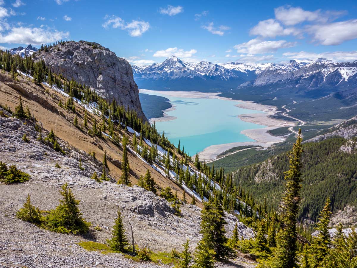 Stunning views of the Canadian Rockies on Windy Point Ridge Hike