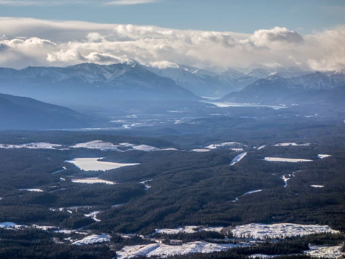 Coliseum Mountain hike near Nordegg has amazing views of the Canadian Rockies