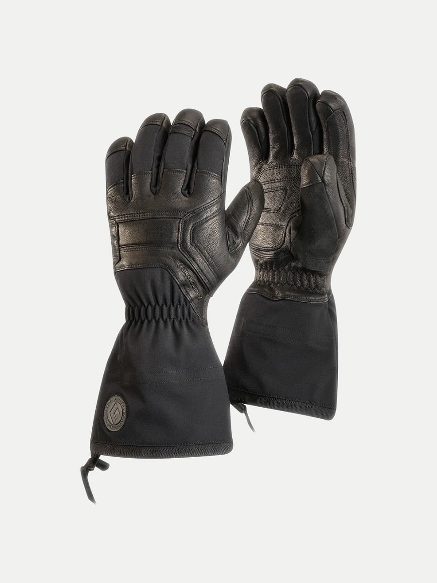 Double black leather BlackDiamond brand Guide Gloves