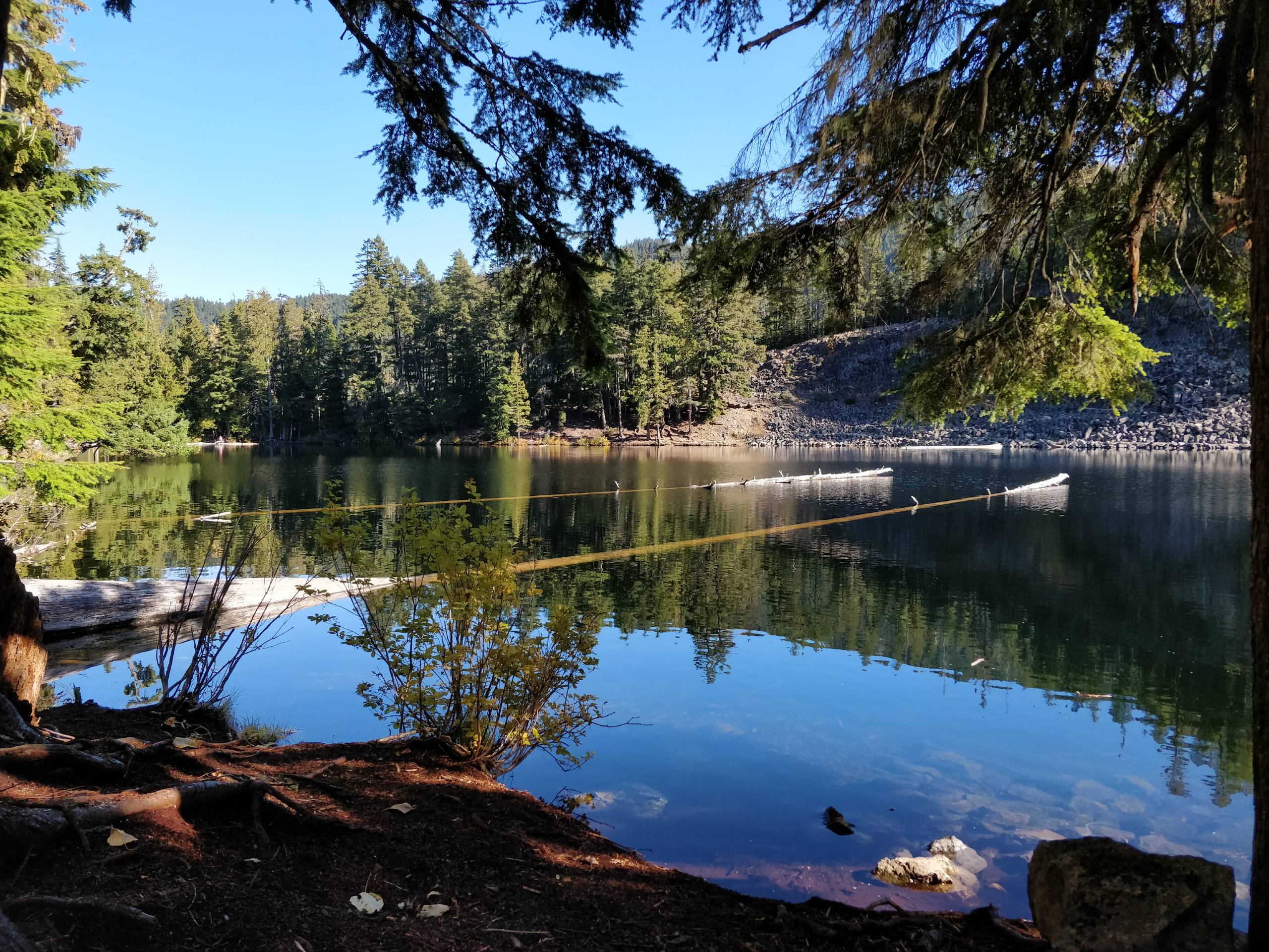 Loggers Lake on a beautiful day