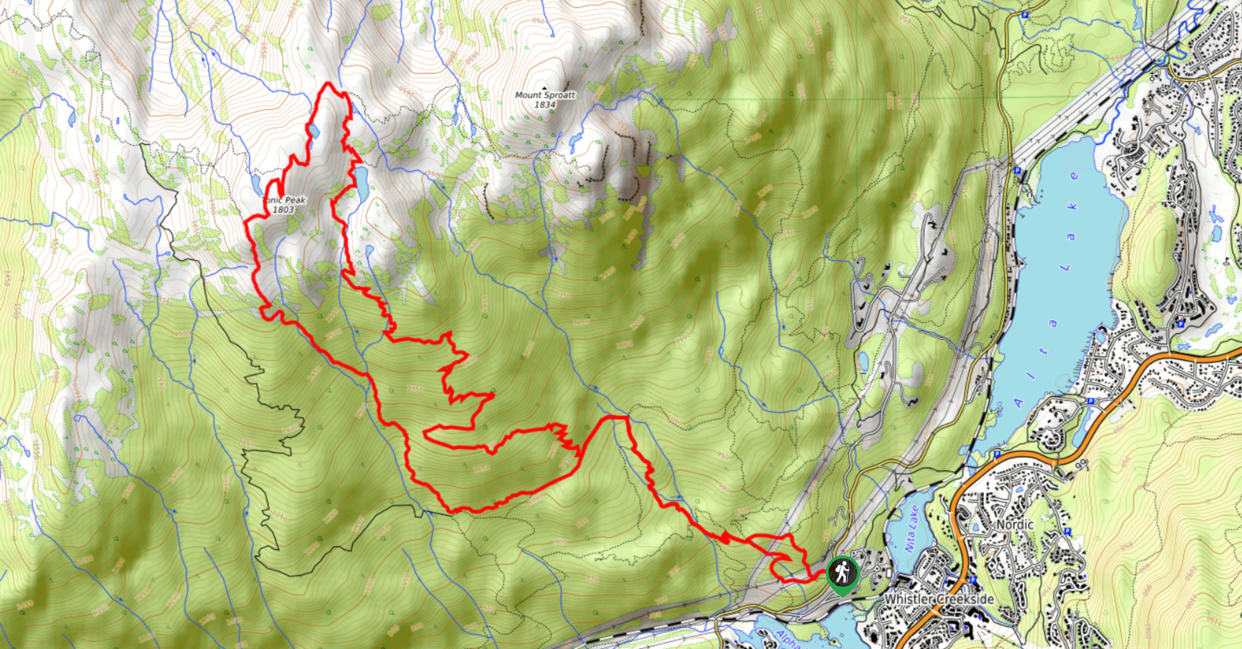 Tonic Peak-Map