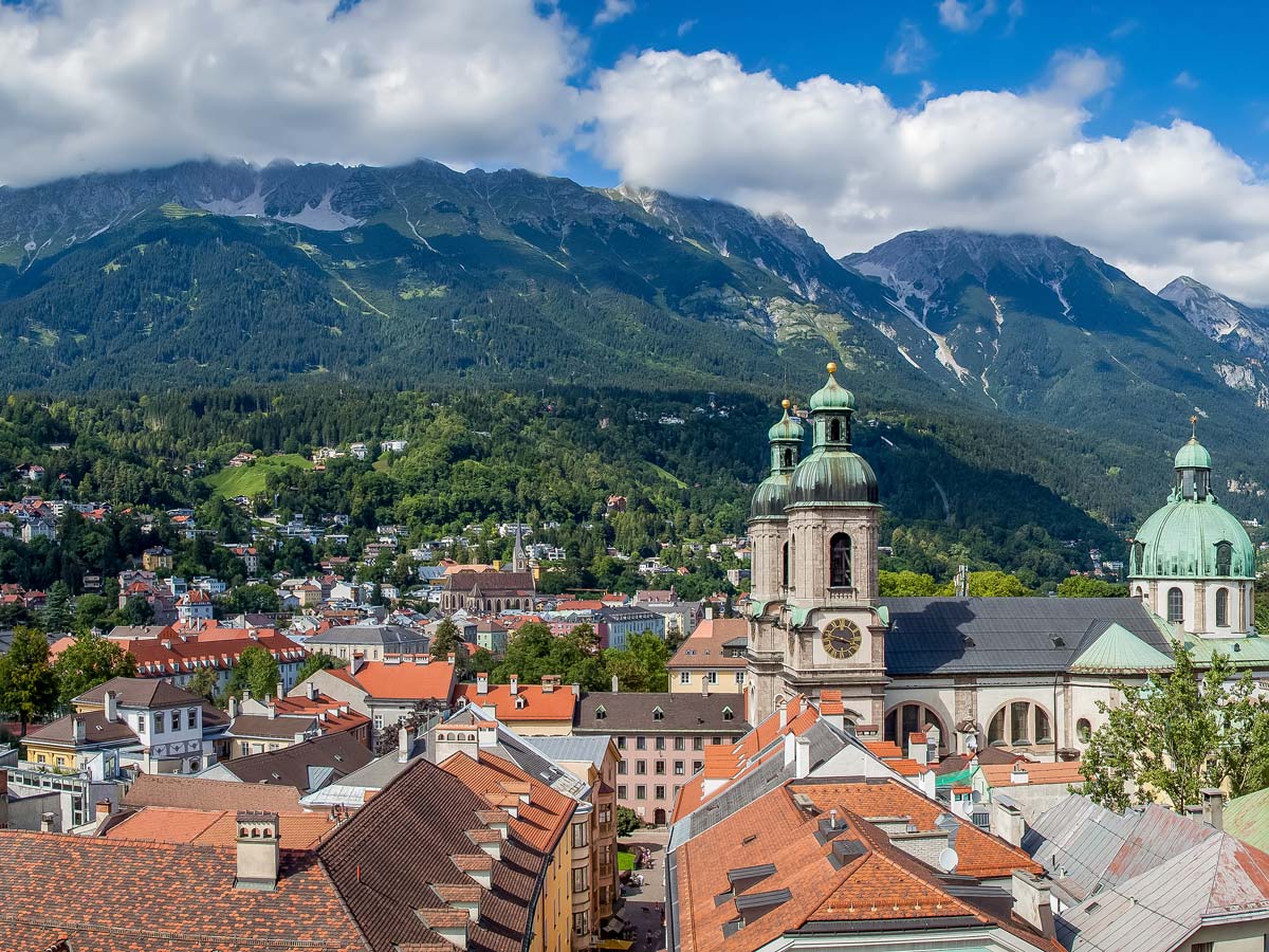 Summer Innsbruck Tyrol Panorama Austria