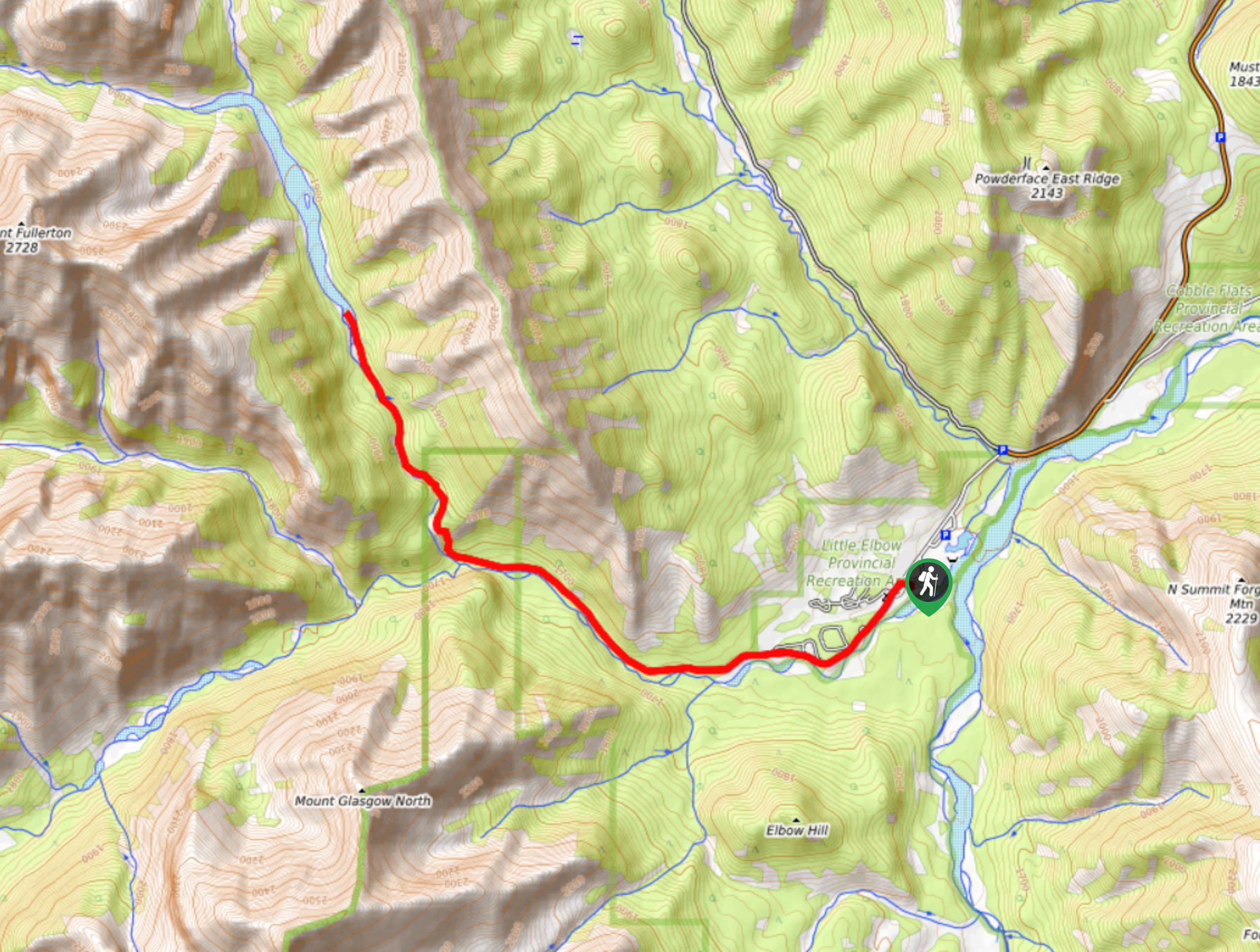 Nihahi Creek Trail Map