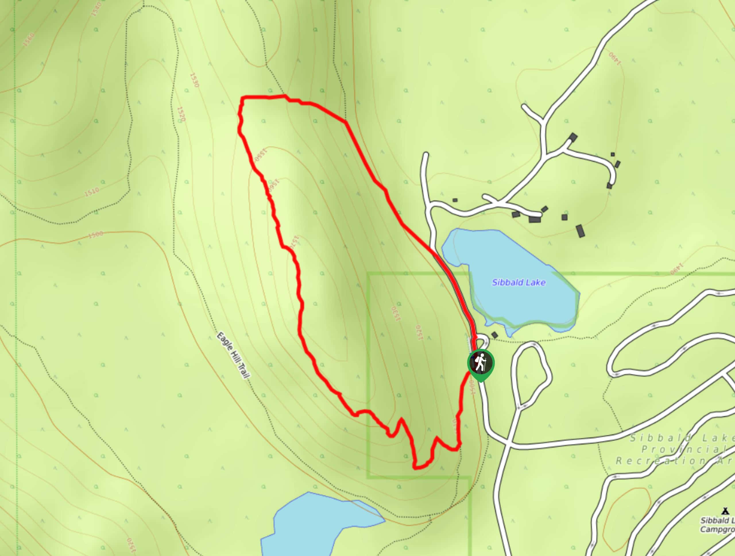 Sibbald Flats Trail Map