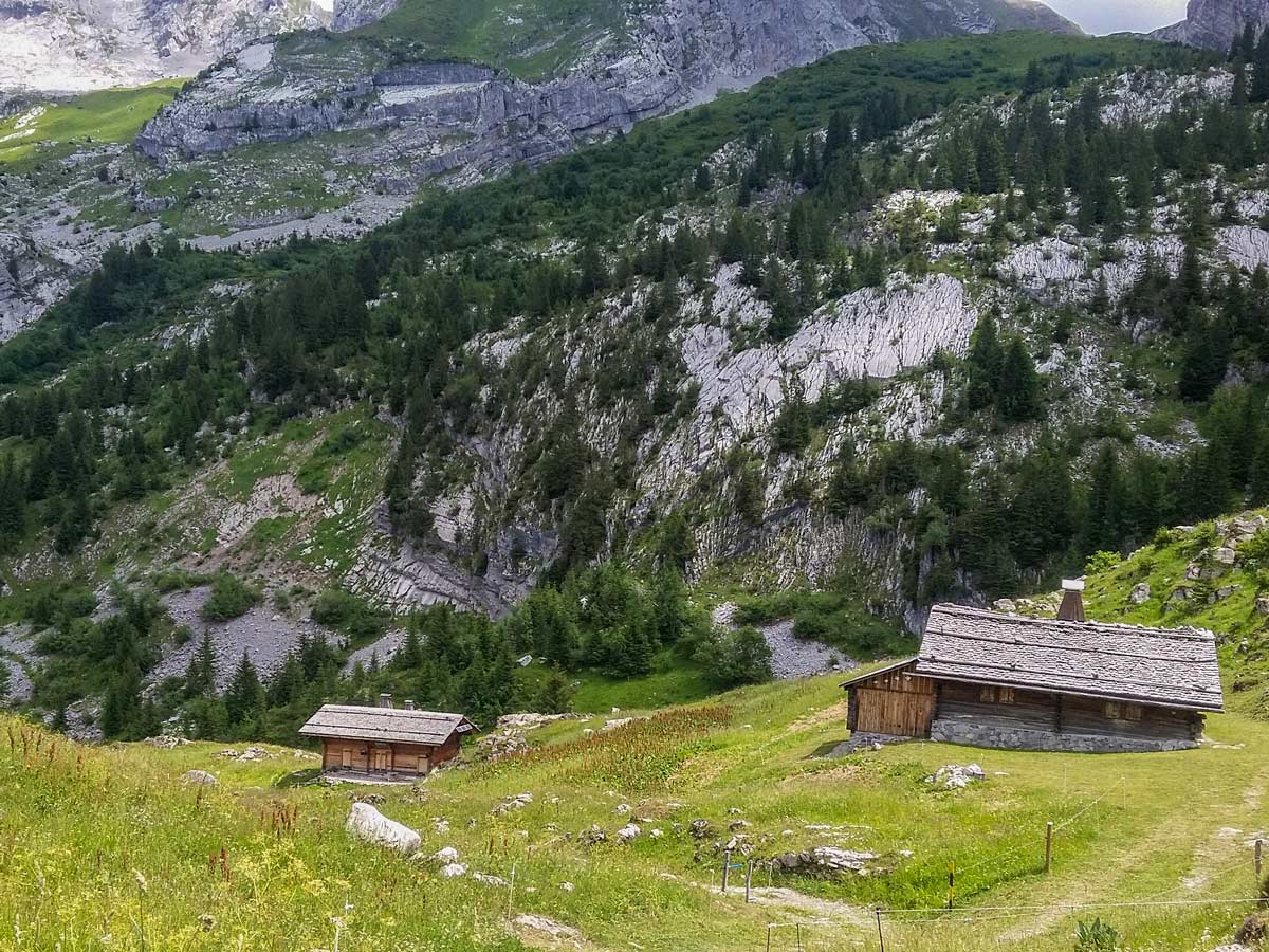 Bombardellaz hamlet hiking in France