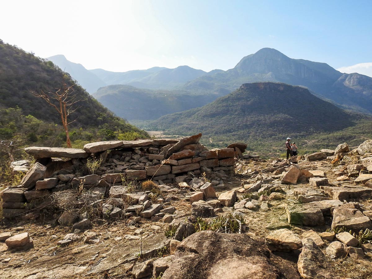 View from Chinnar Bush Walk hiking in SW Ghats India