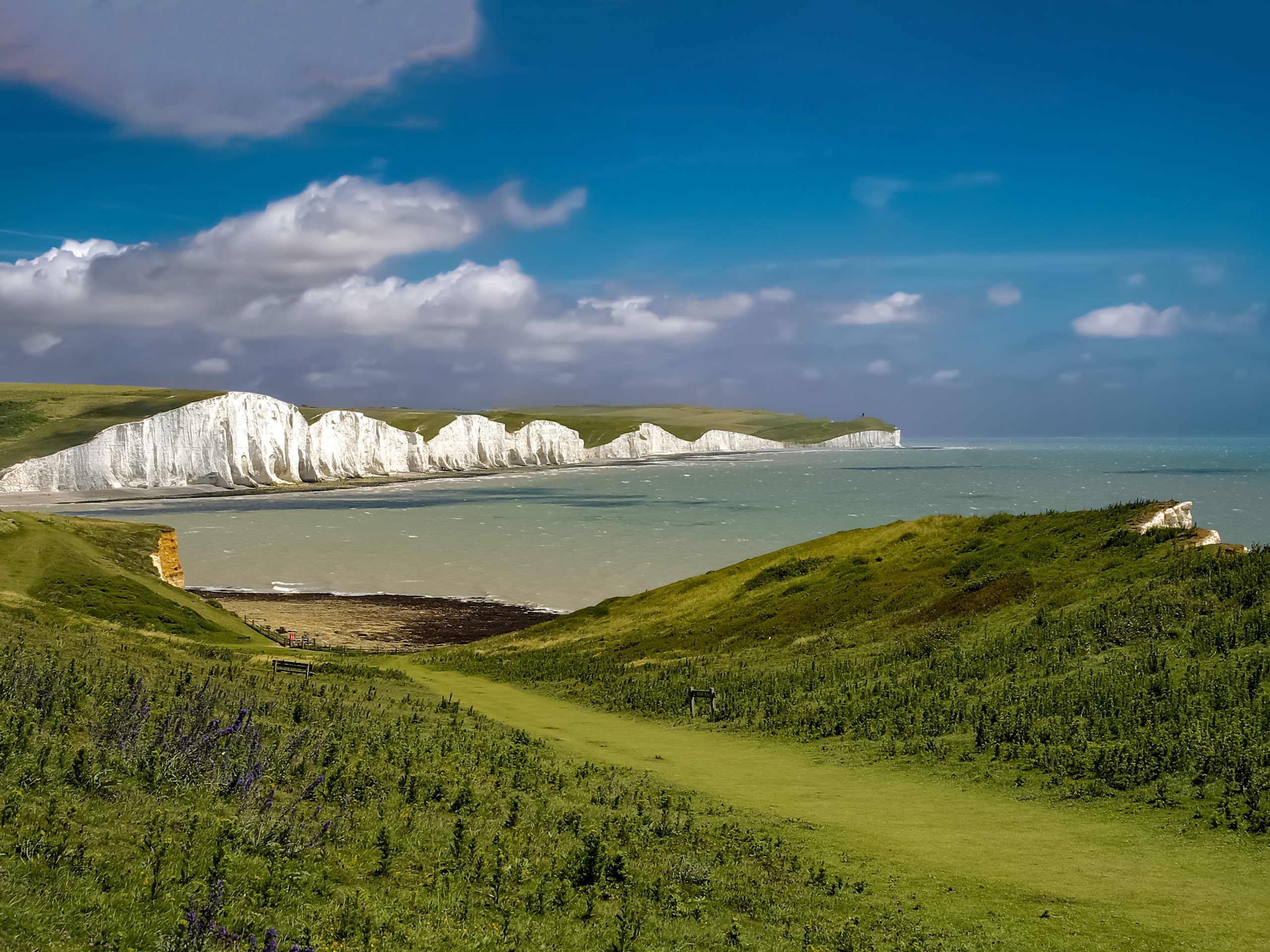 Seven Sisters walking Seaford to Eastbourne UK