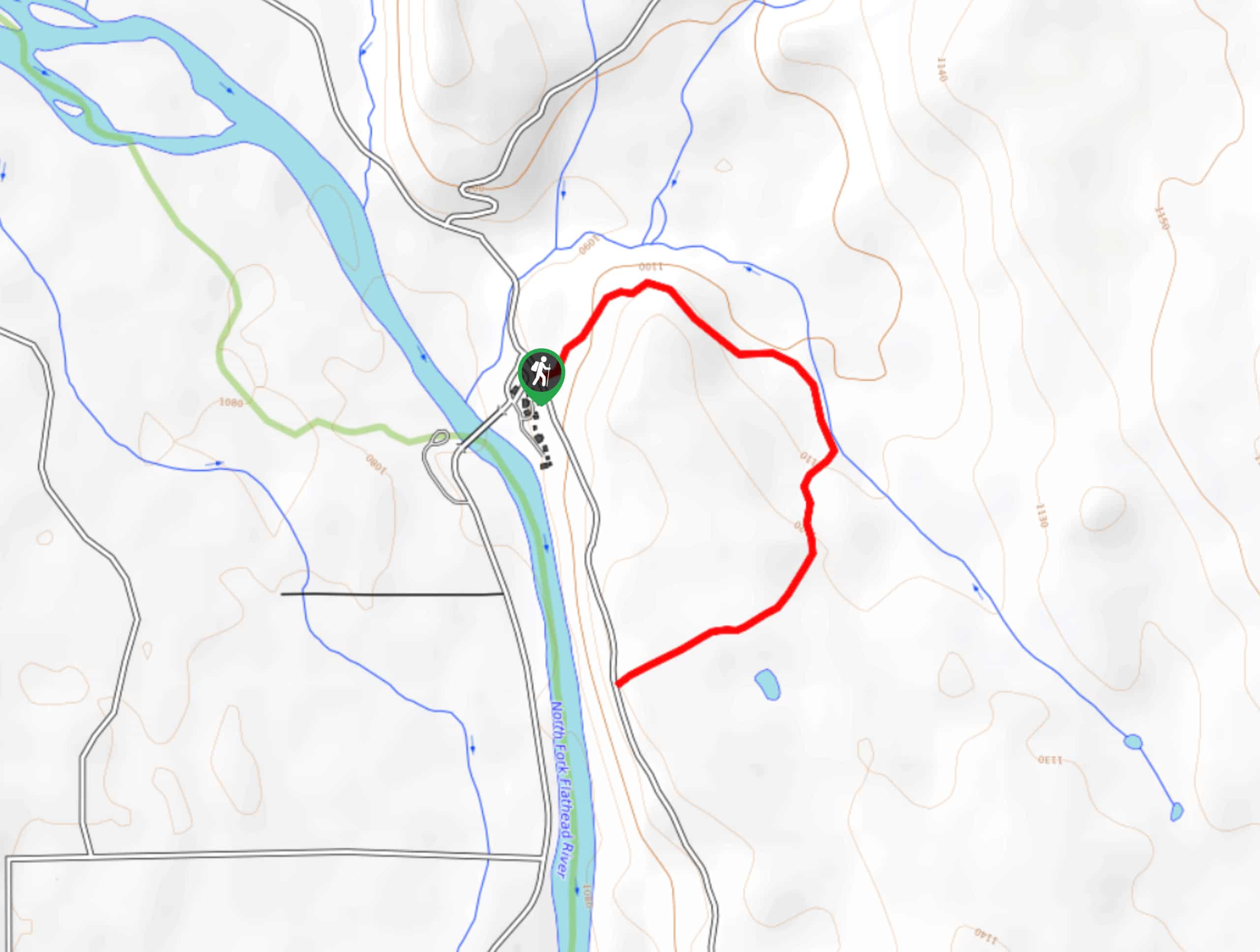 Covey Meadow Loop Trail Map