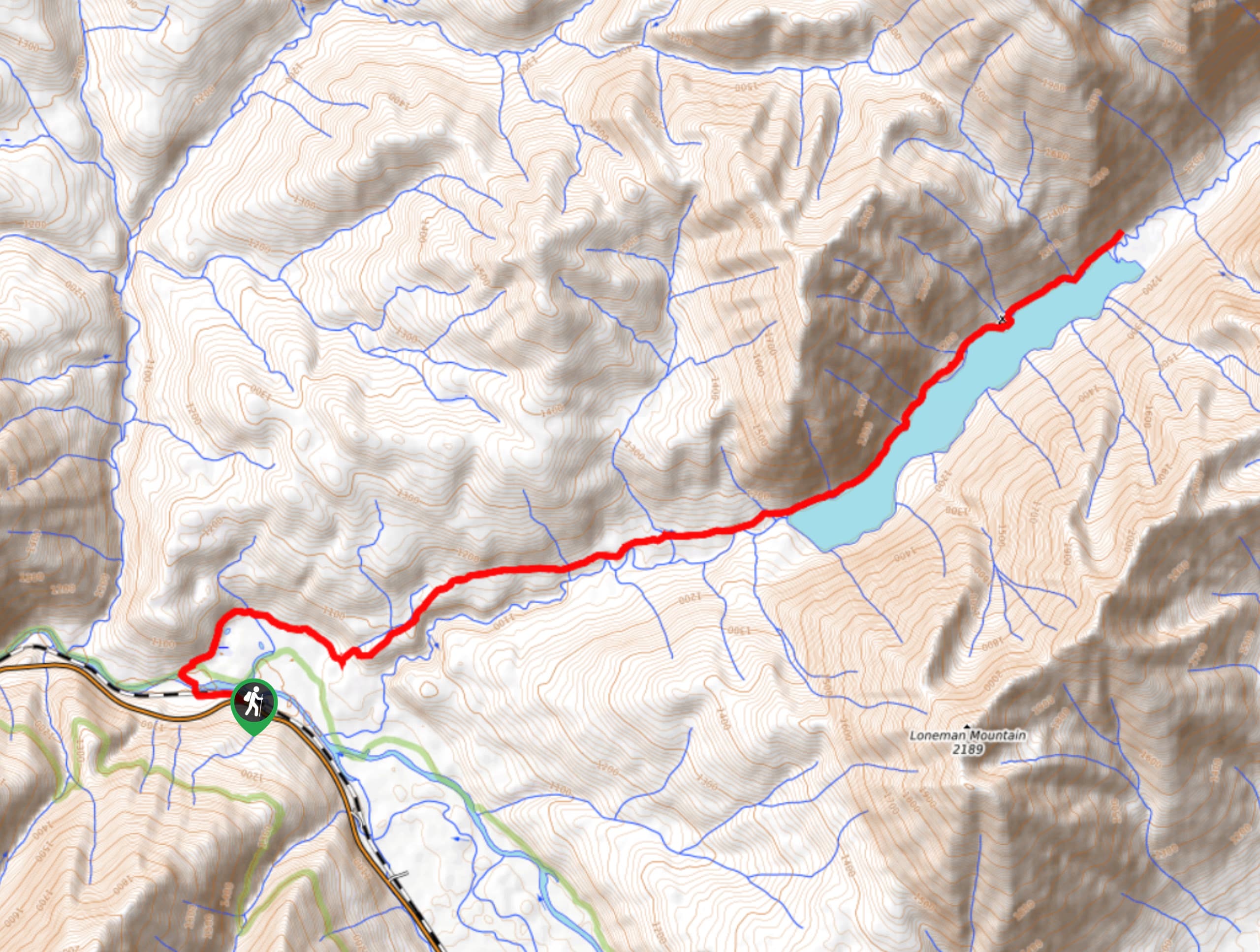 Harrison Lake Trail Map