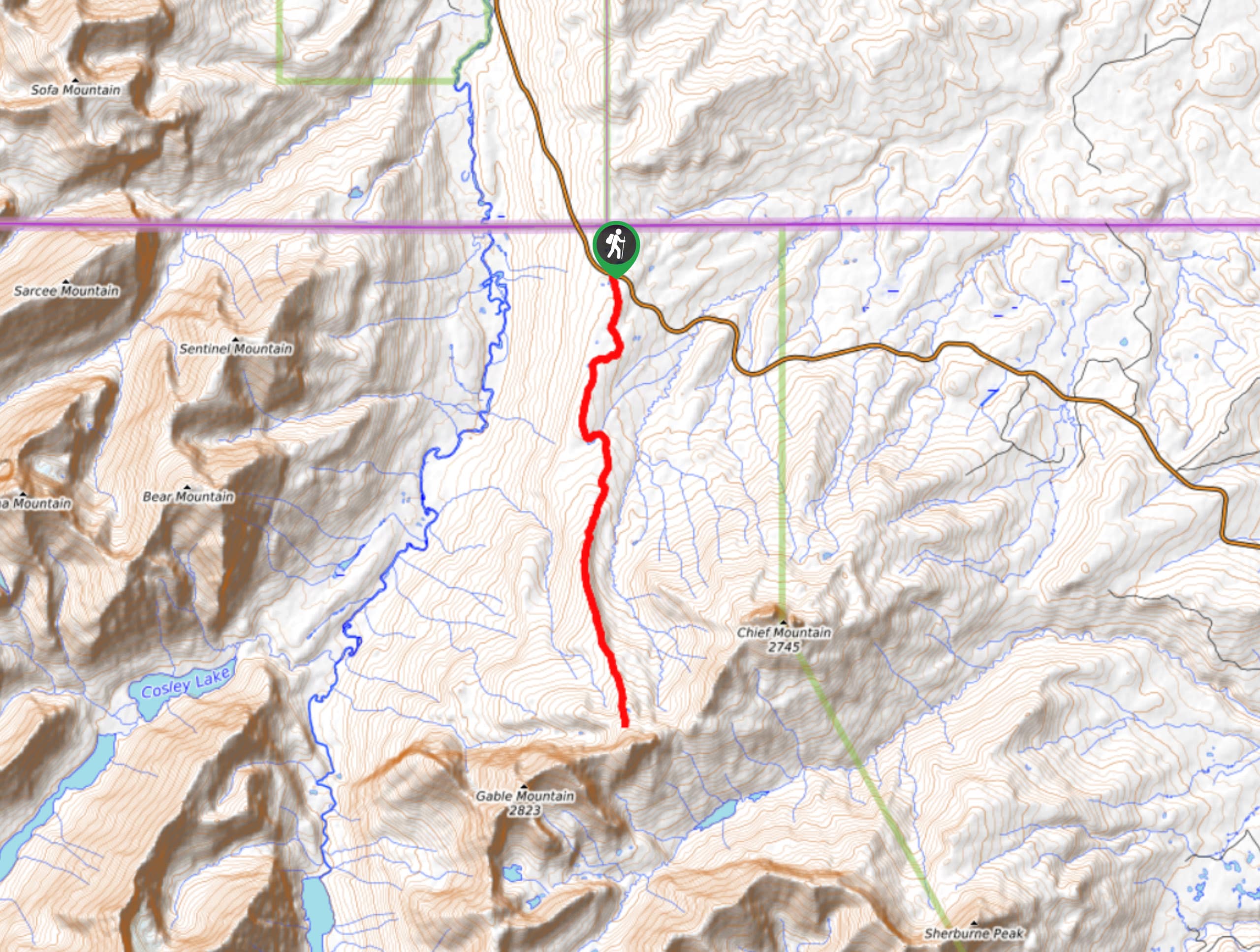 Lee Ridge Trail Map