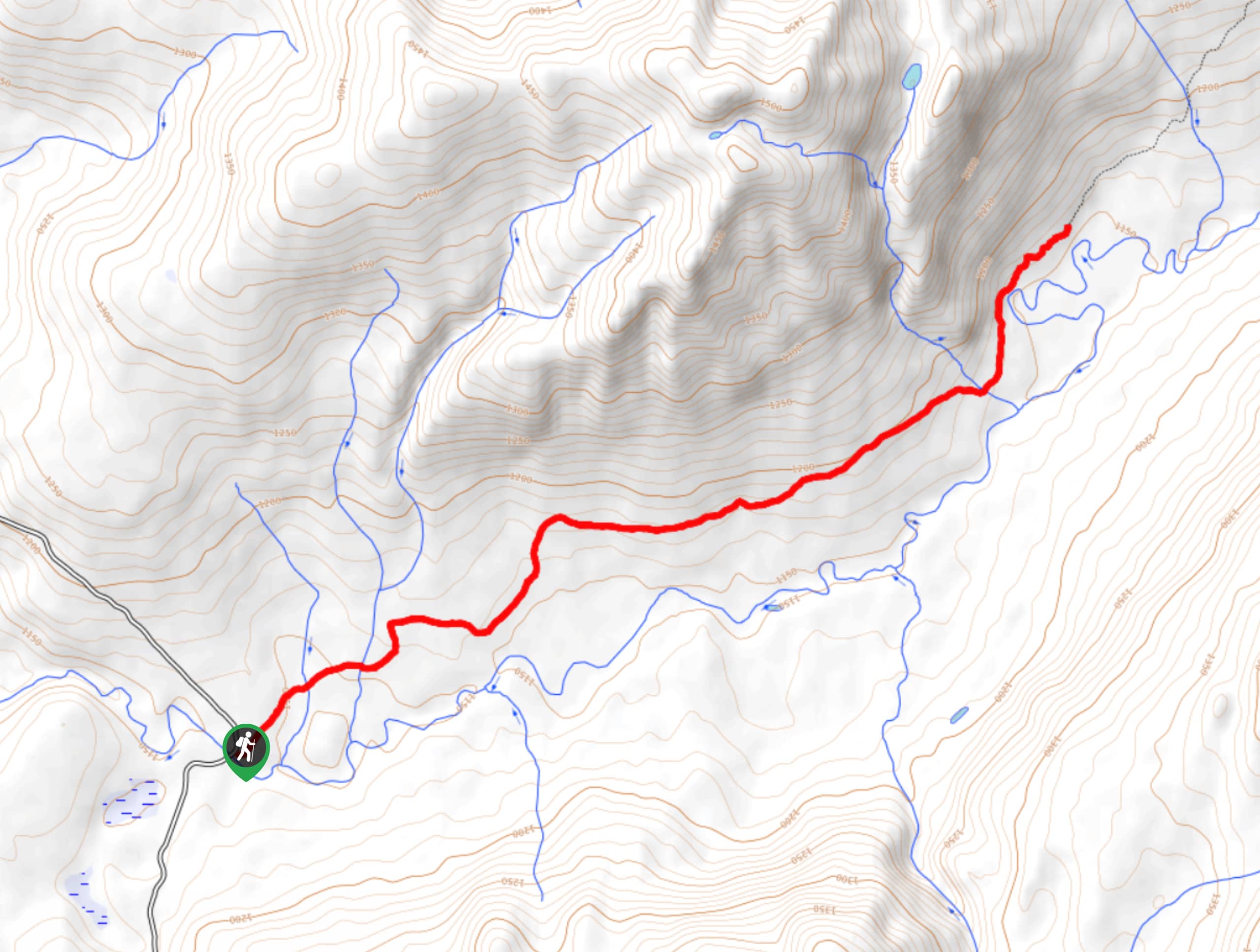 Rogers Meadow Trail Map