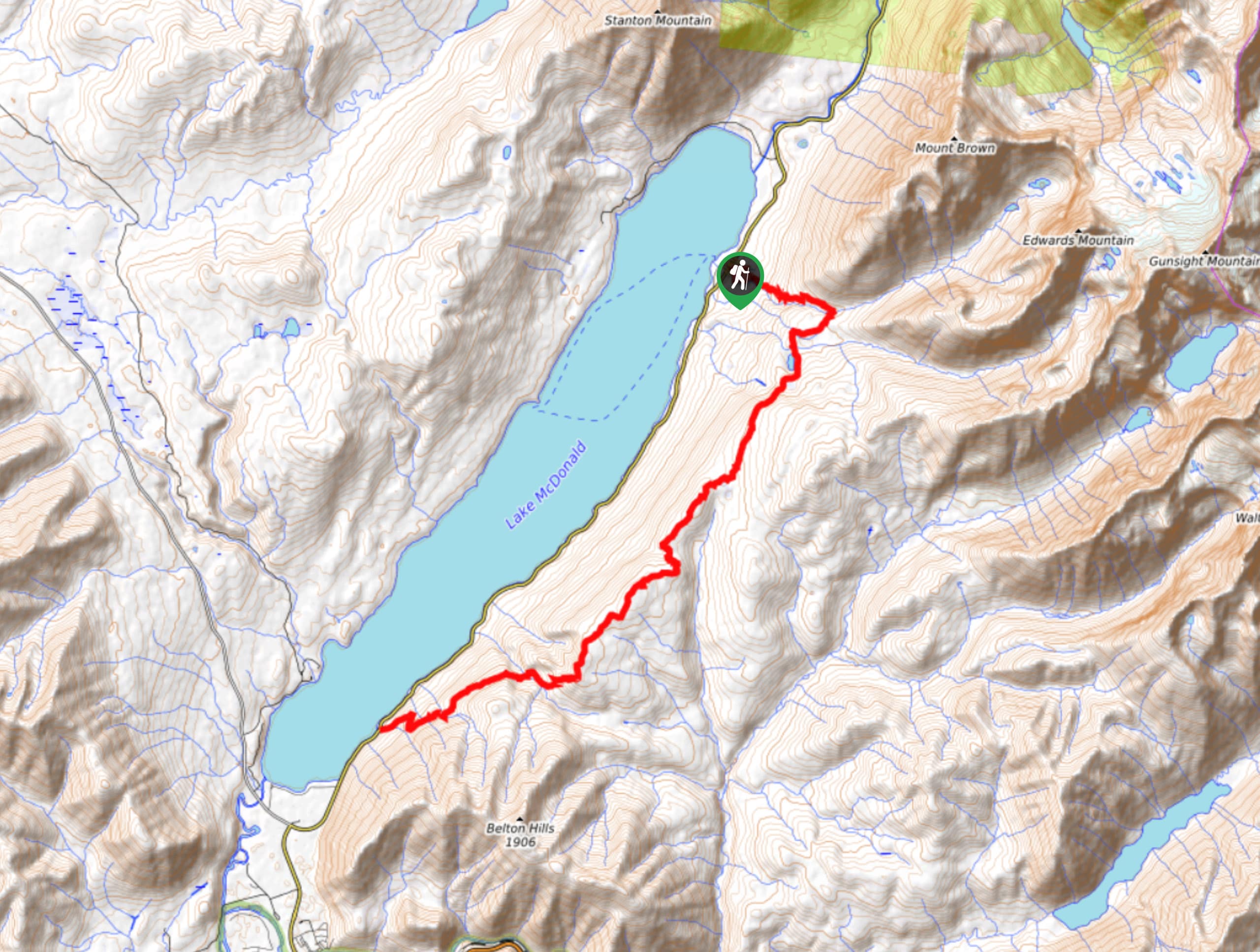 Snyder Ridge Trail Map