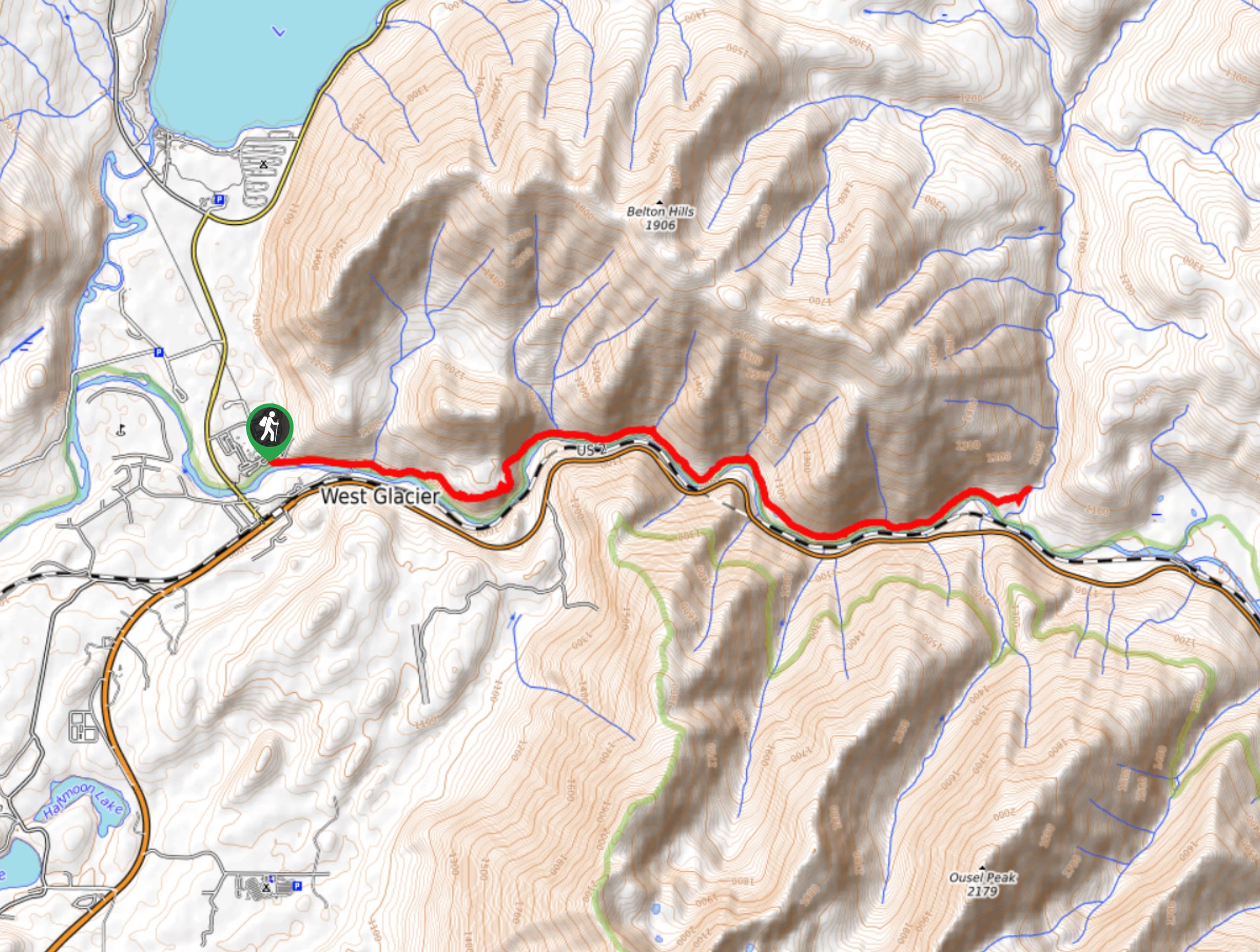 South Boundary Trail Map