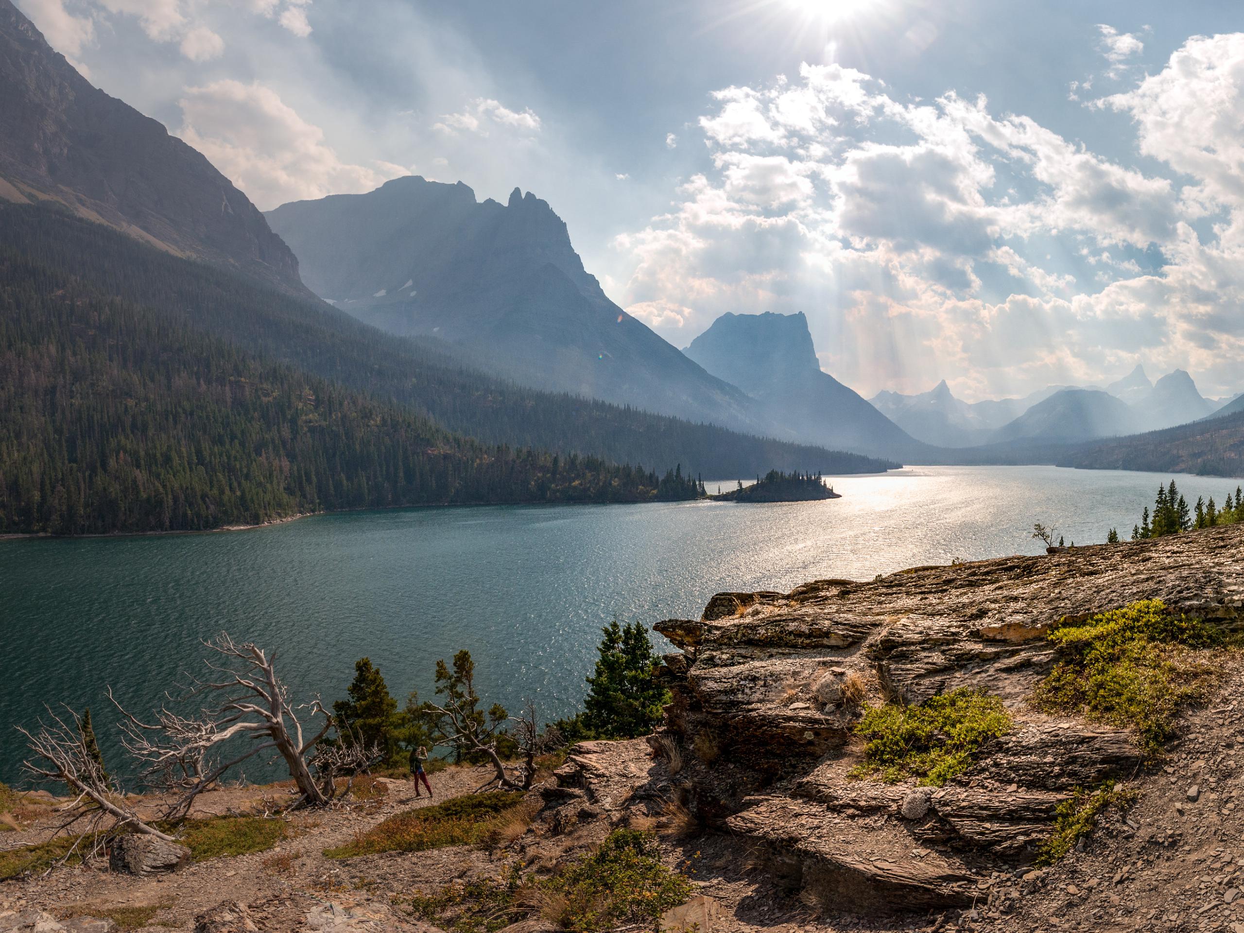 Saint Mary Lake on Sun Point Nature Trail