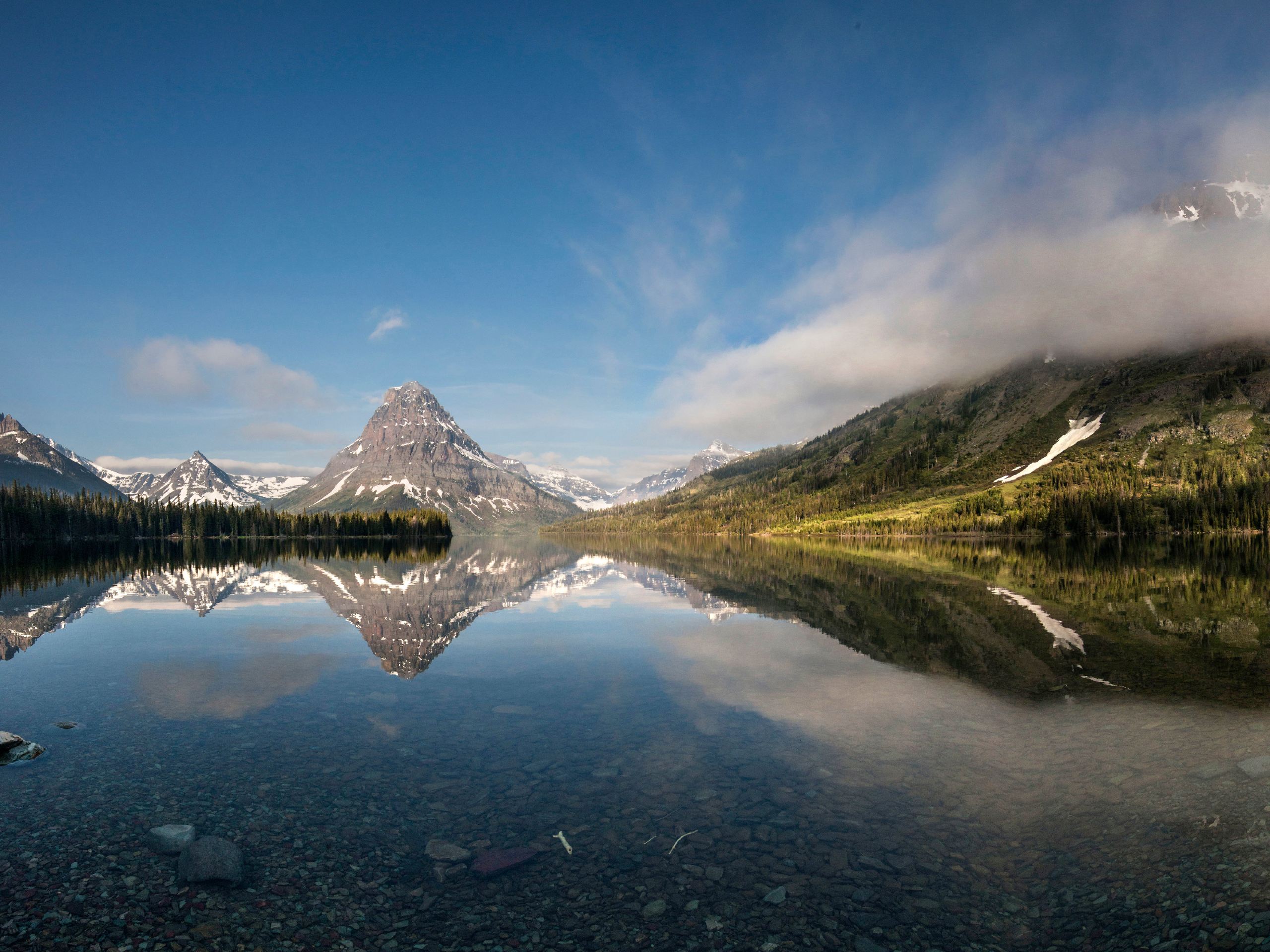 Wonderful views of Two Medicine Lake