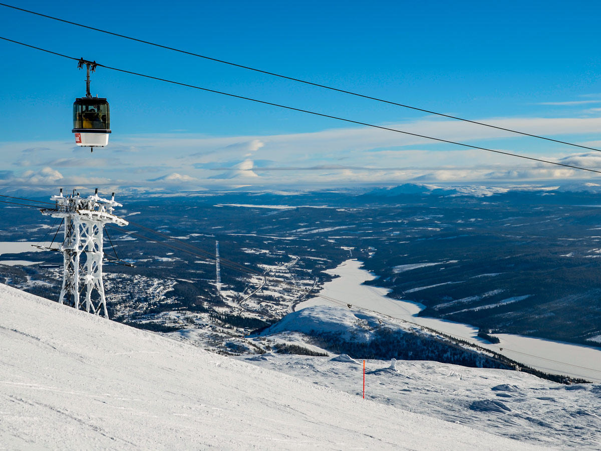 Are Jamtland Sweden Gondolas Aresjon skiing