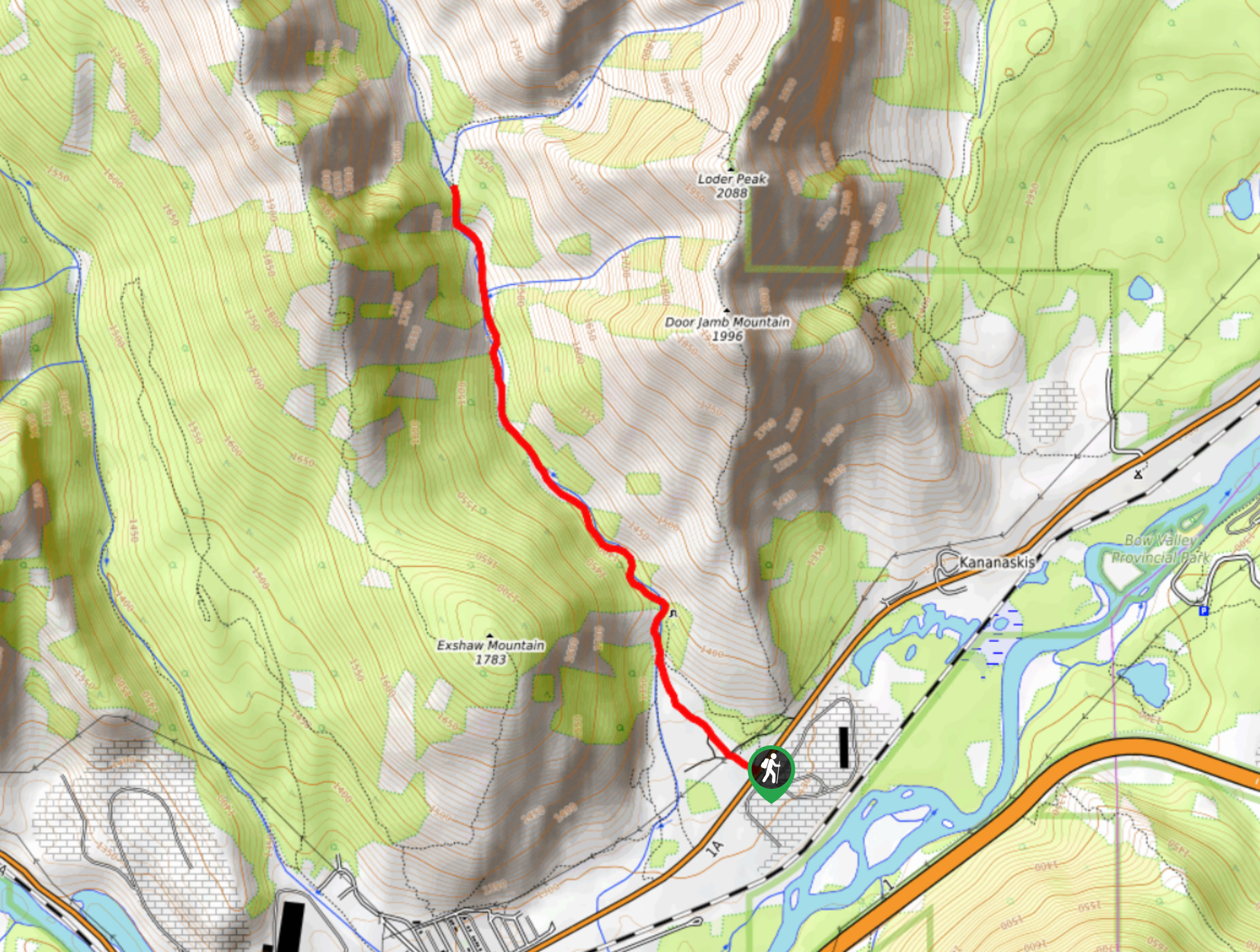 Jura Creek Trail Map