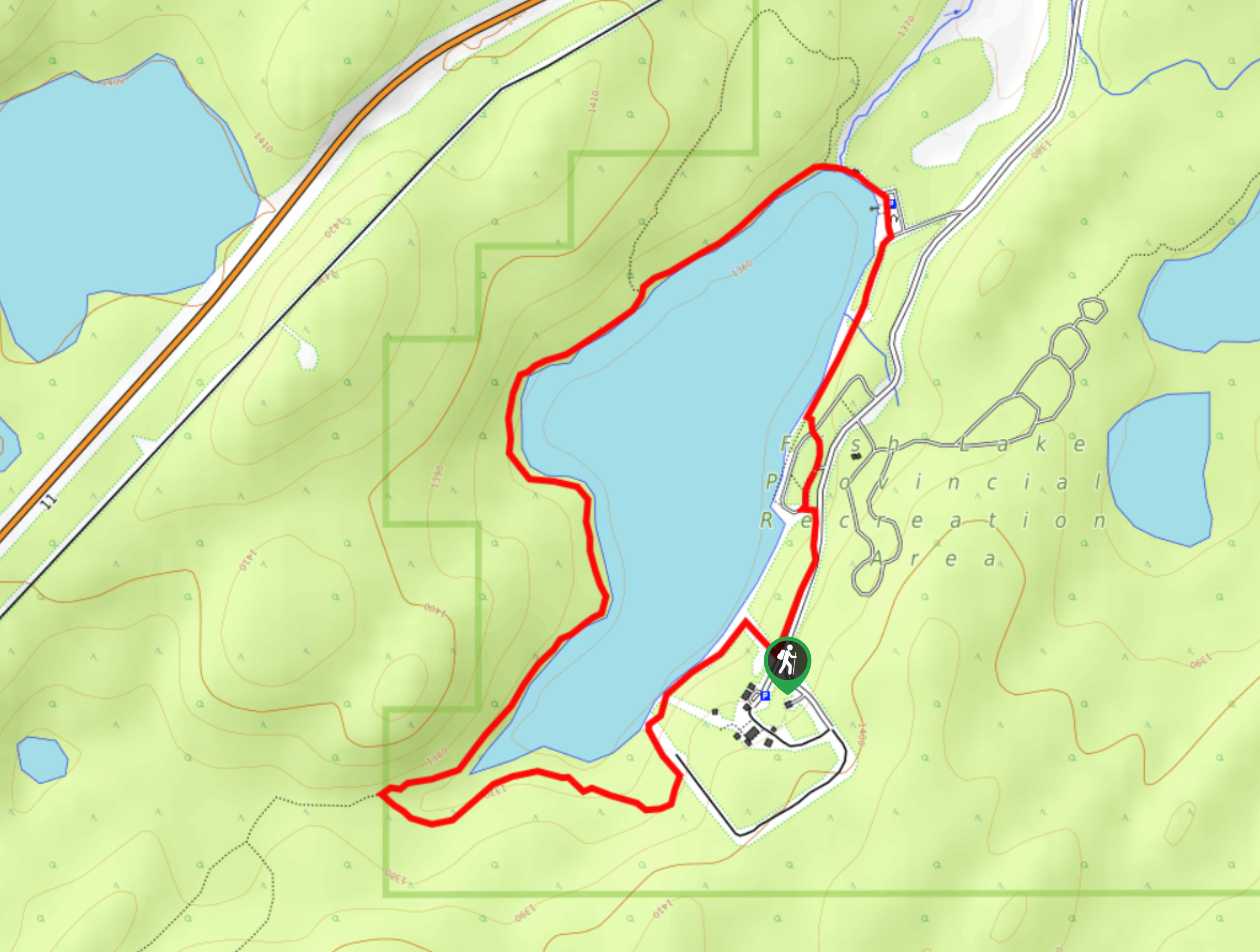 Fish Lake Trail Map