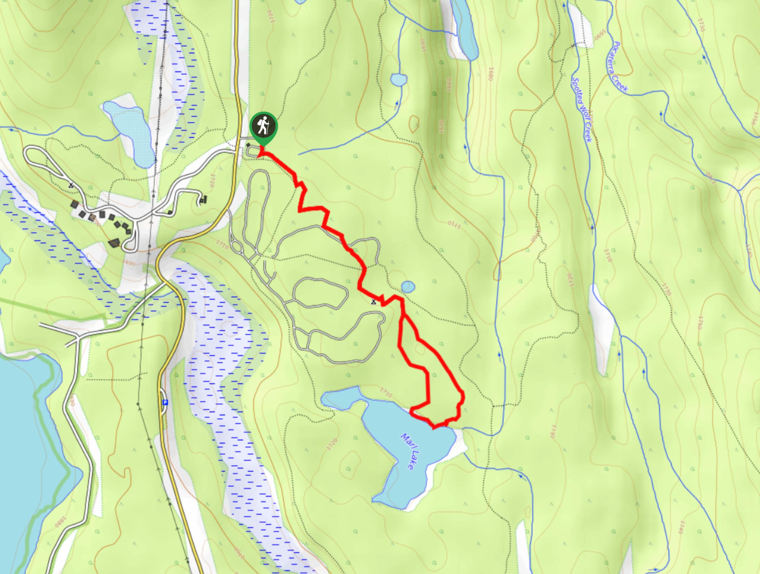 Marl Lake Trail Map