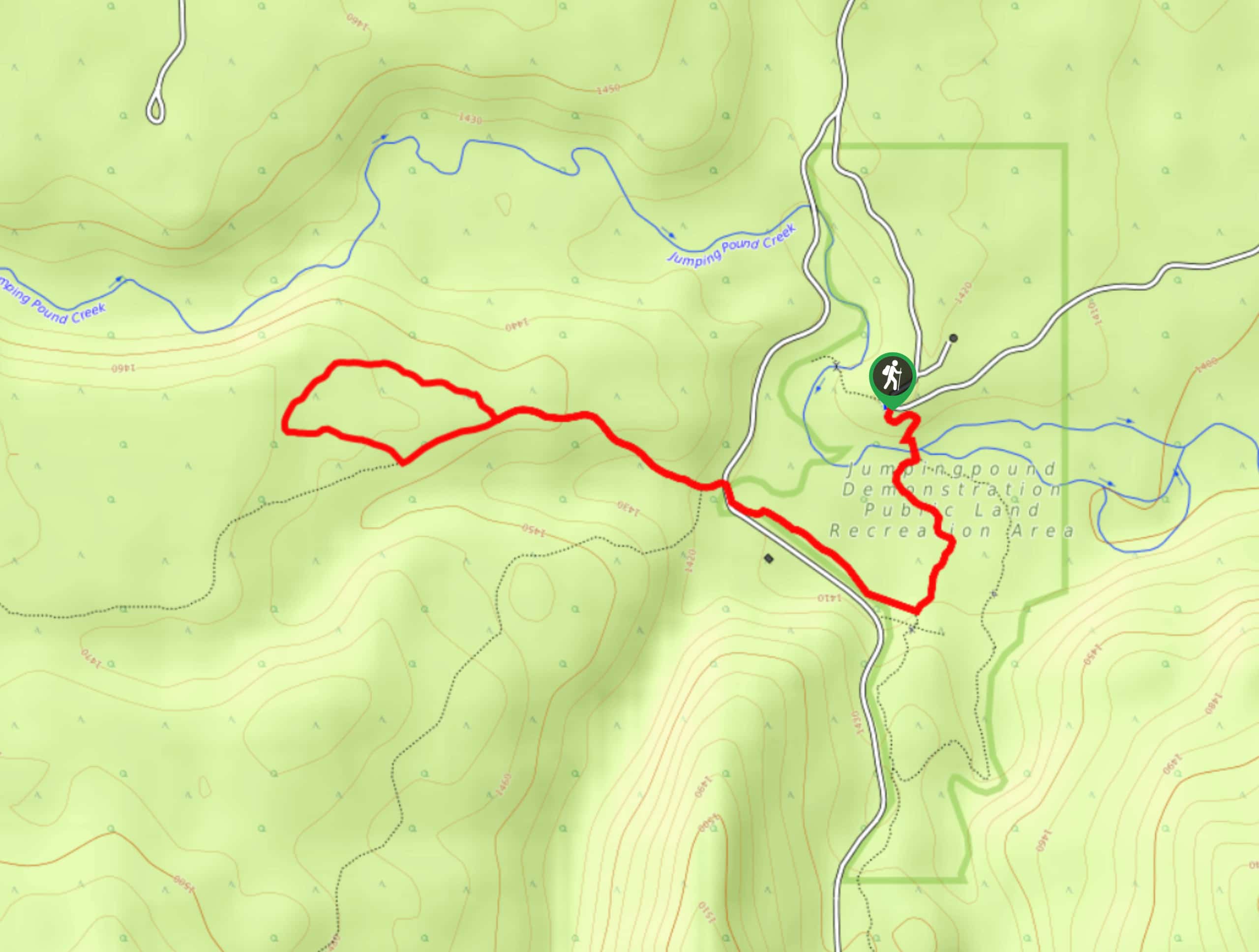 Pine Woods Loop Map