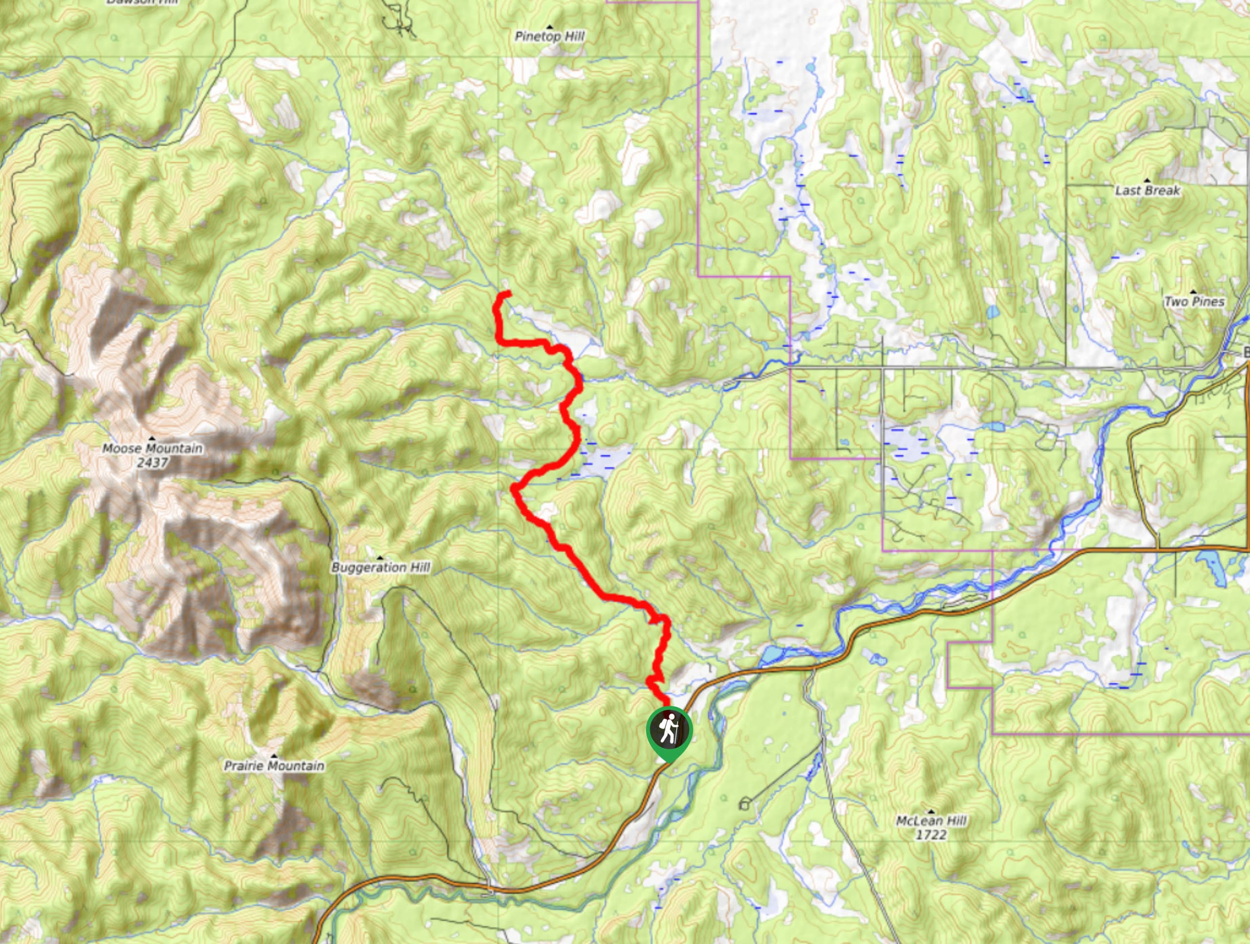Tom Snow Trail Map