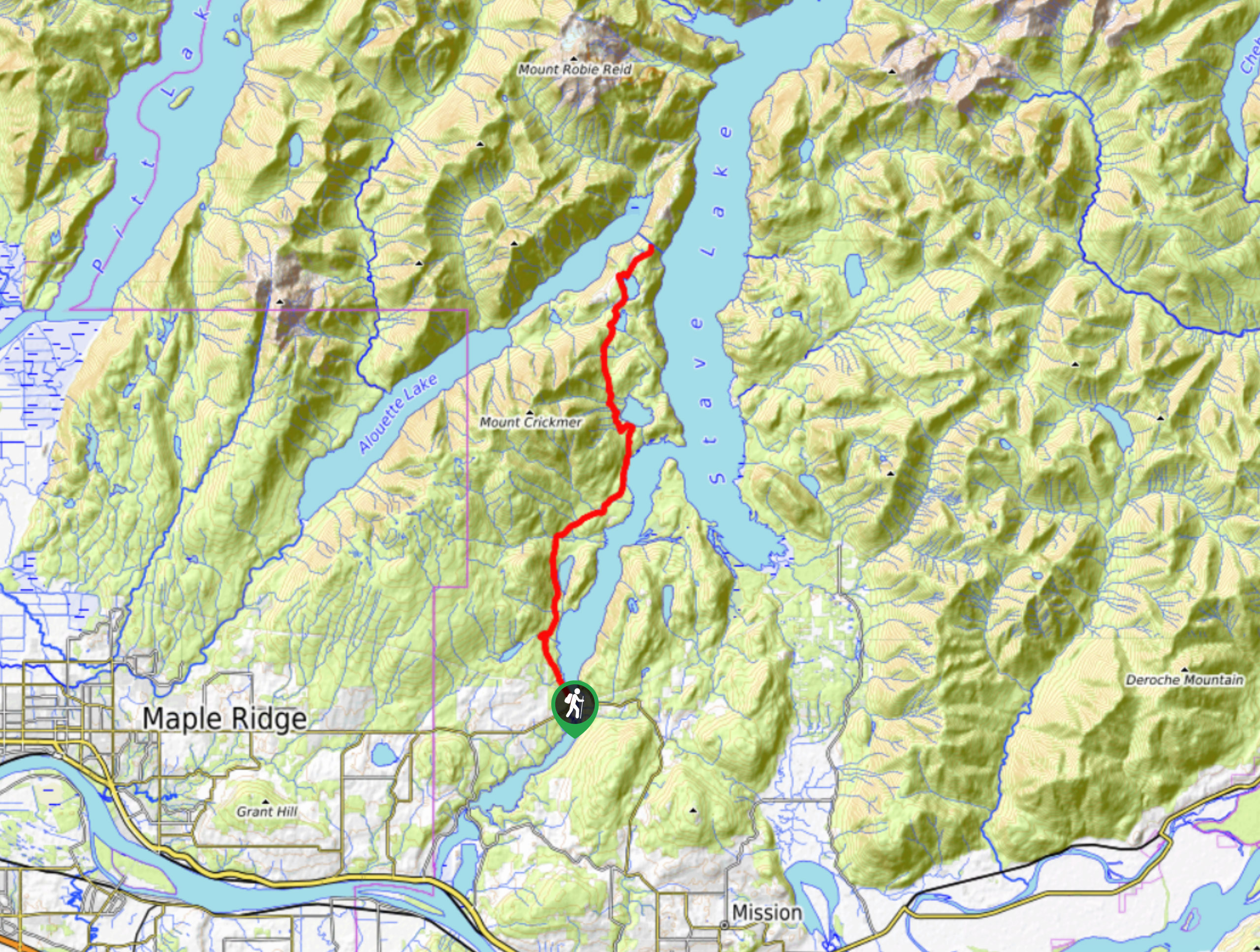 Florence Lake FSR Map