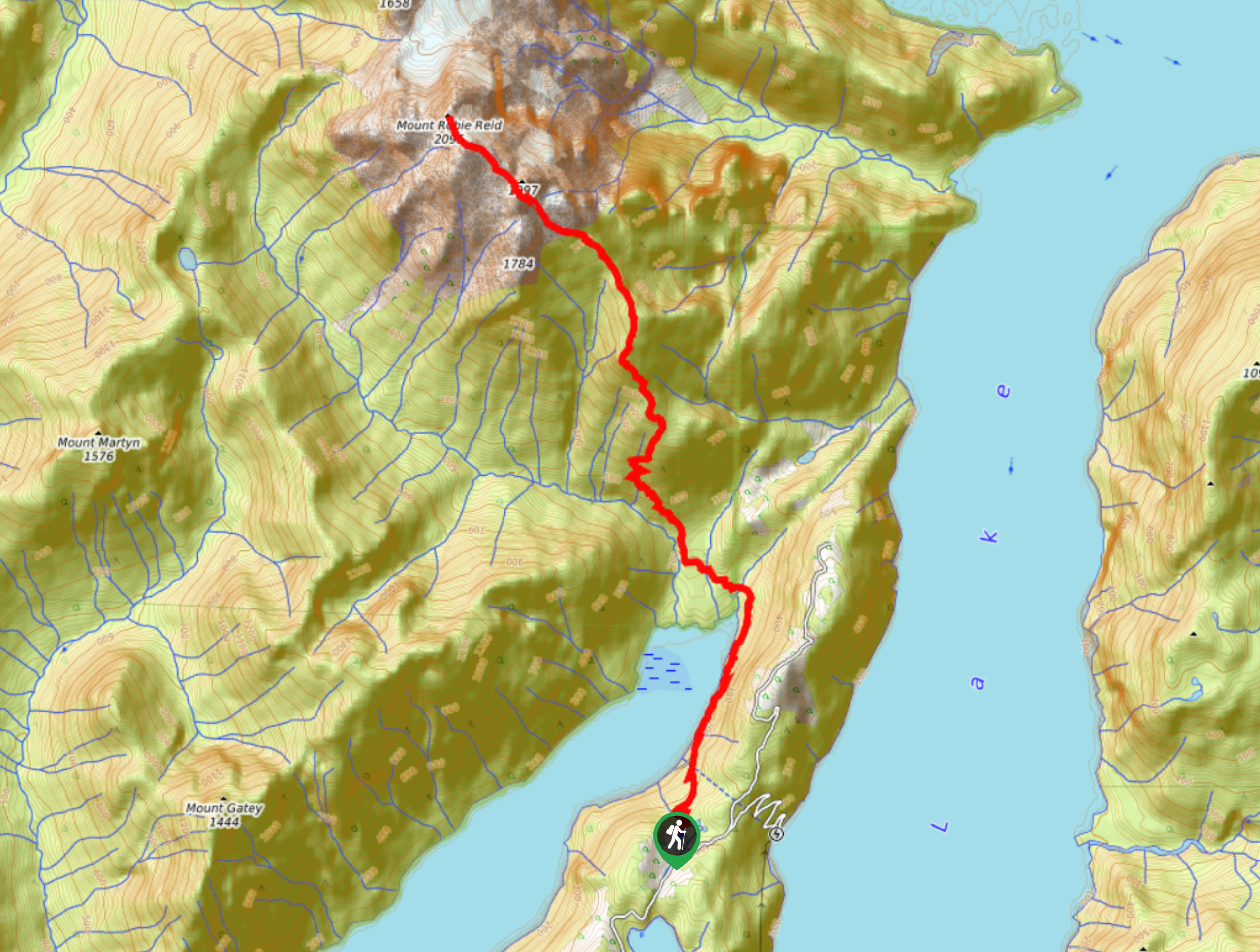 Mount Robie Reid Trail Map